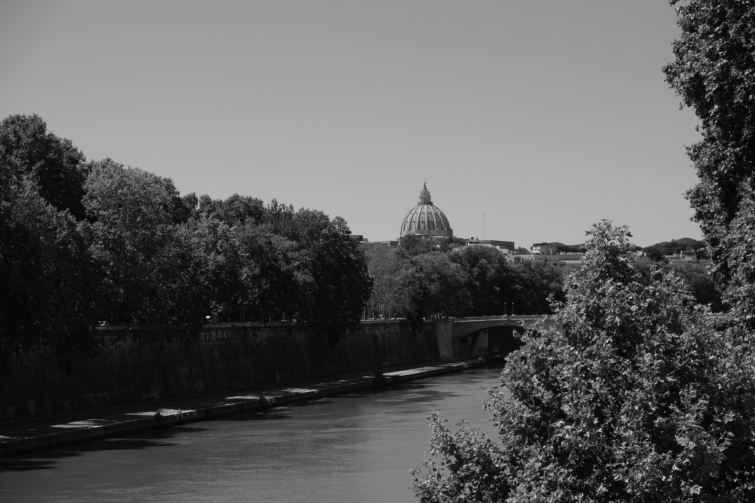 Veduta di Roma da Ponte Sisto - luglio 2020...