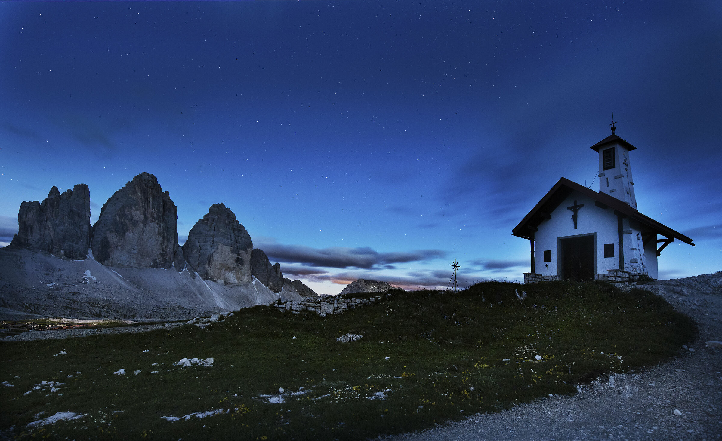 Blue Hour: Alpine Church...