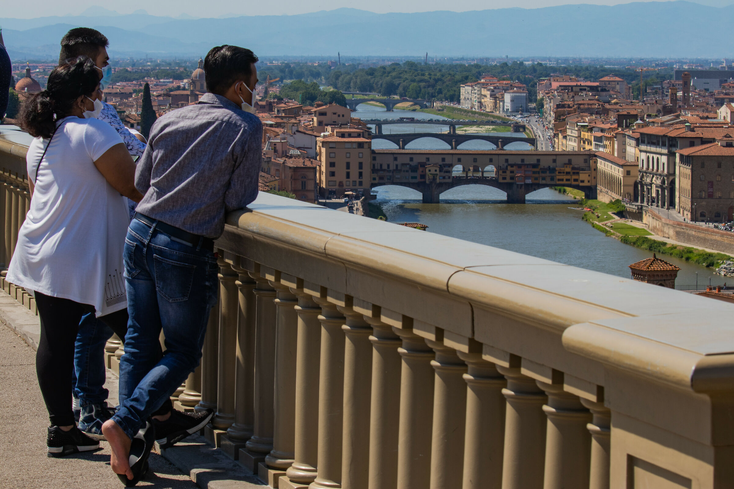 Tourists in Florence (in the Covid era) 03...