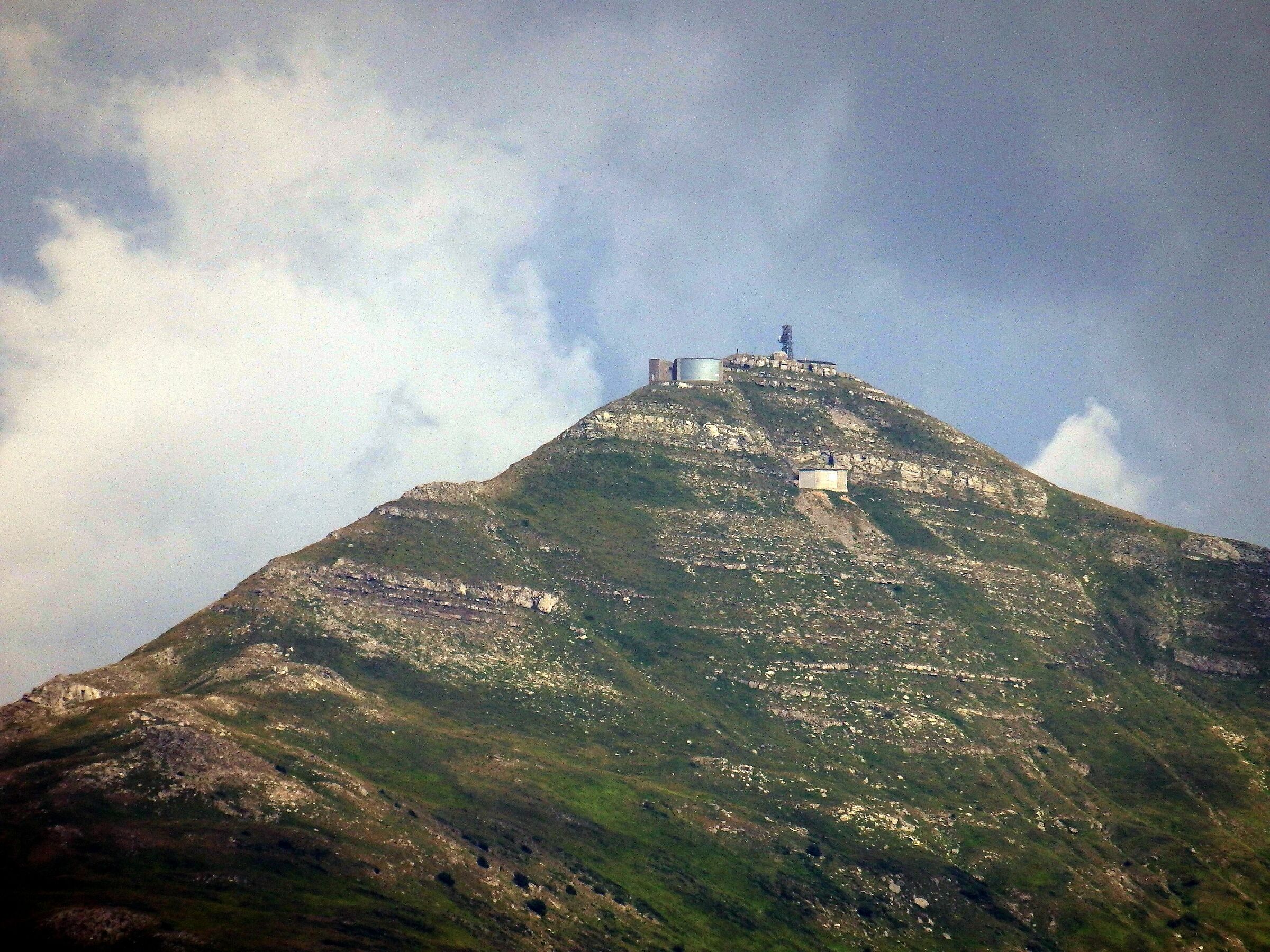 Mount Cimone seen from Roccapelago...