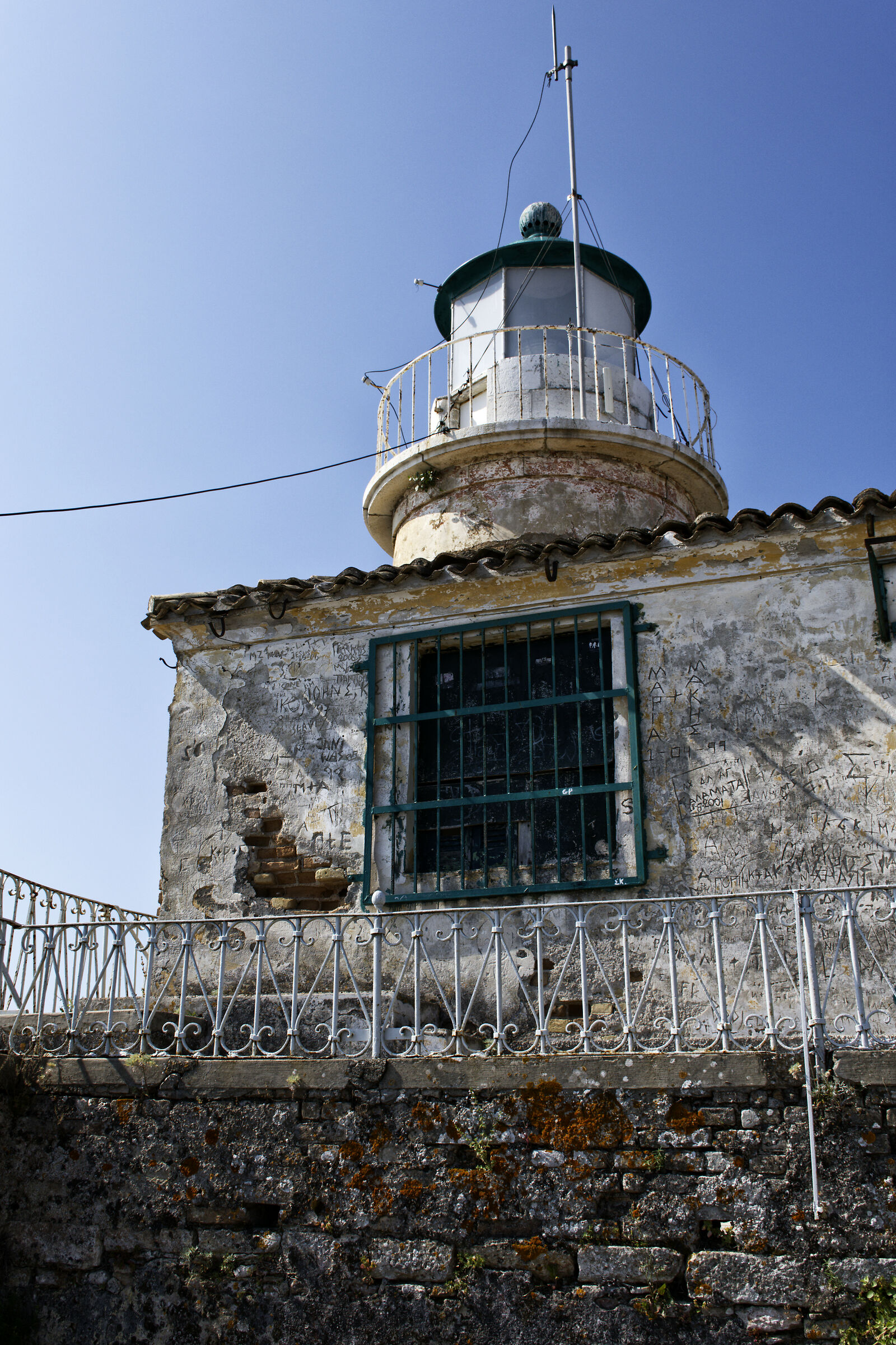 The Lighthouse of the Old Fortress (Corfu)...
