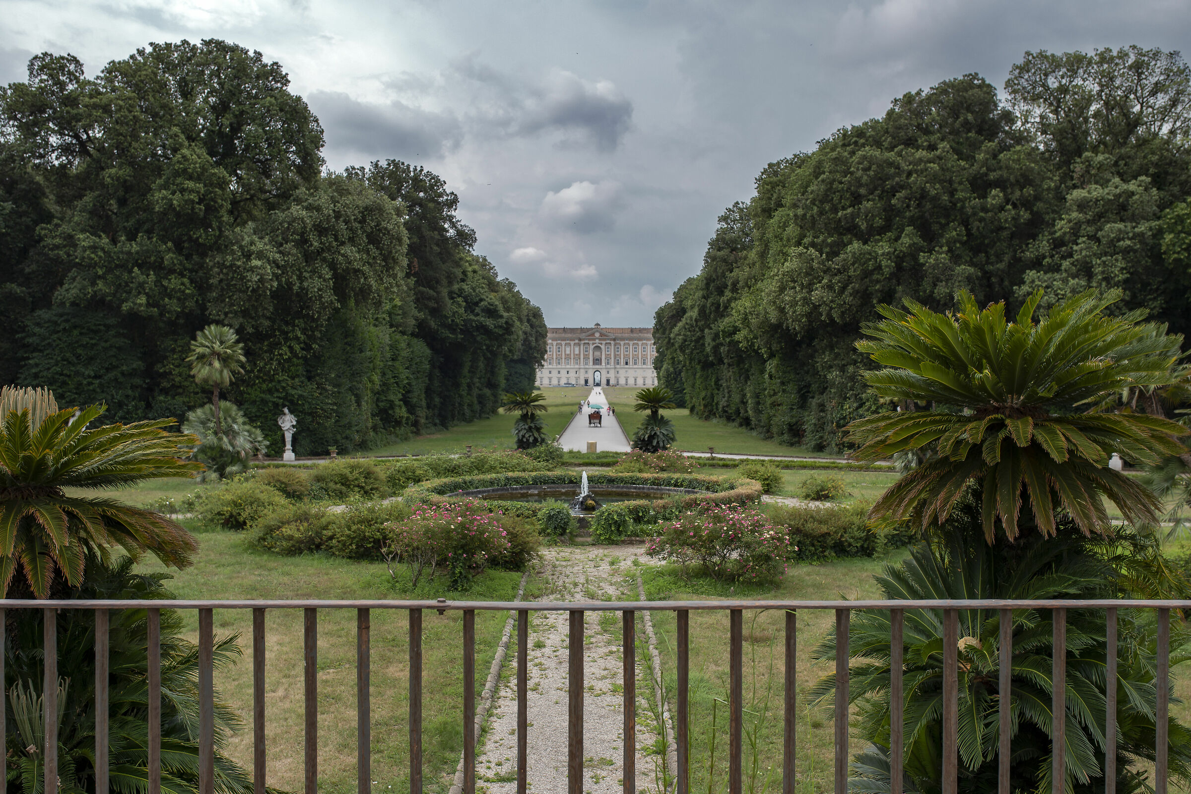 The gardens of the Palace ofCaserta...