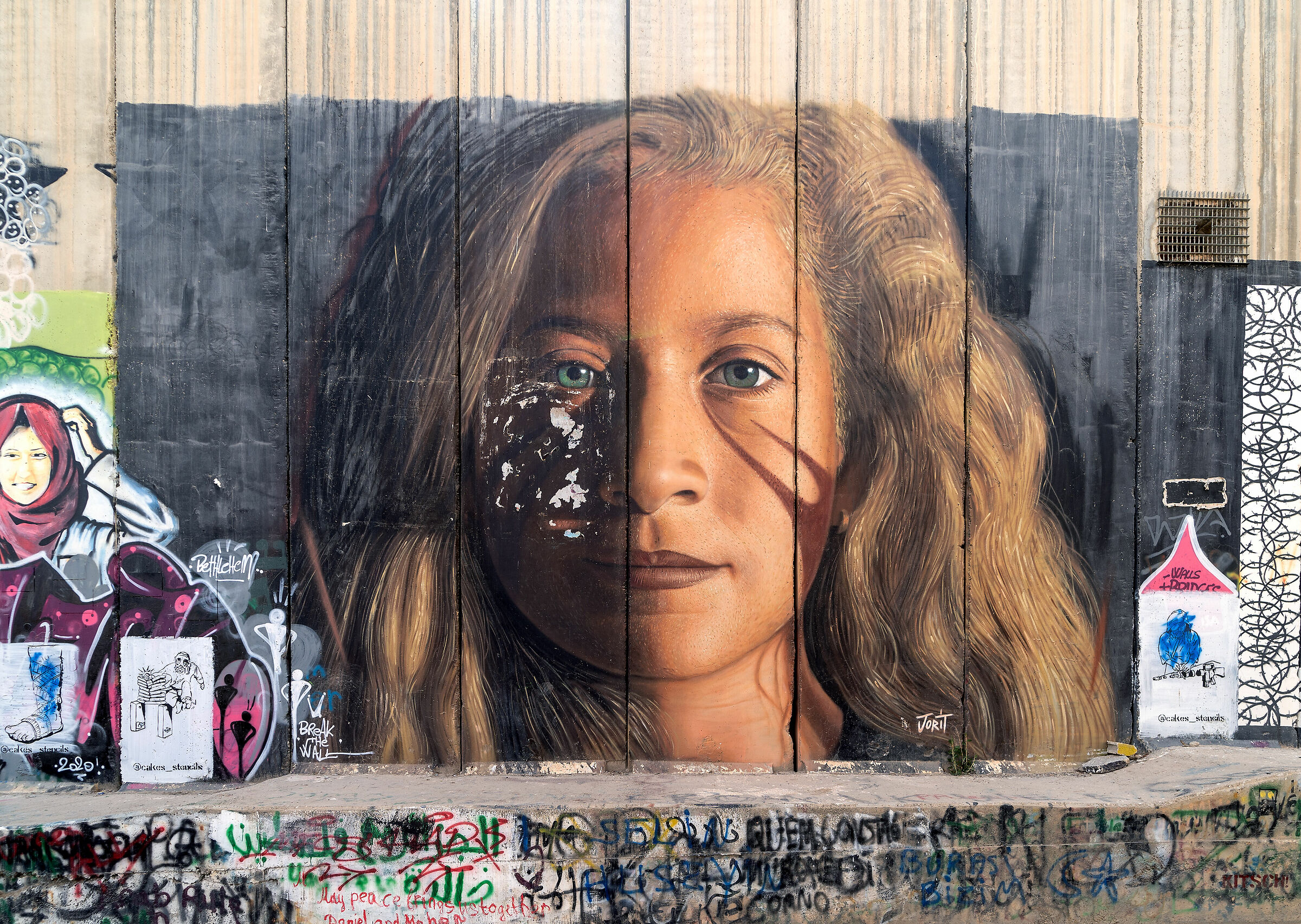 Ahed Tamimi by Jorit...