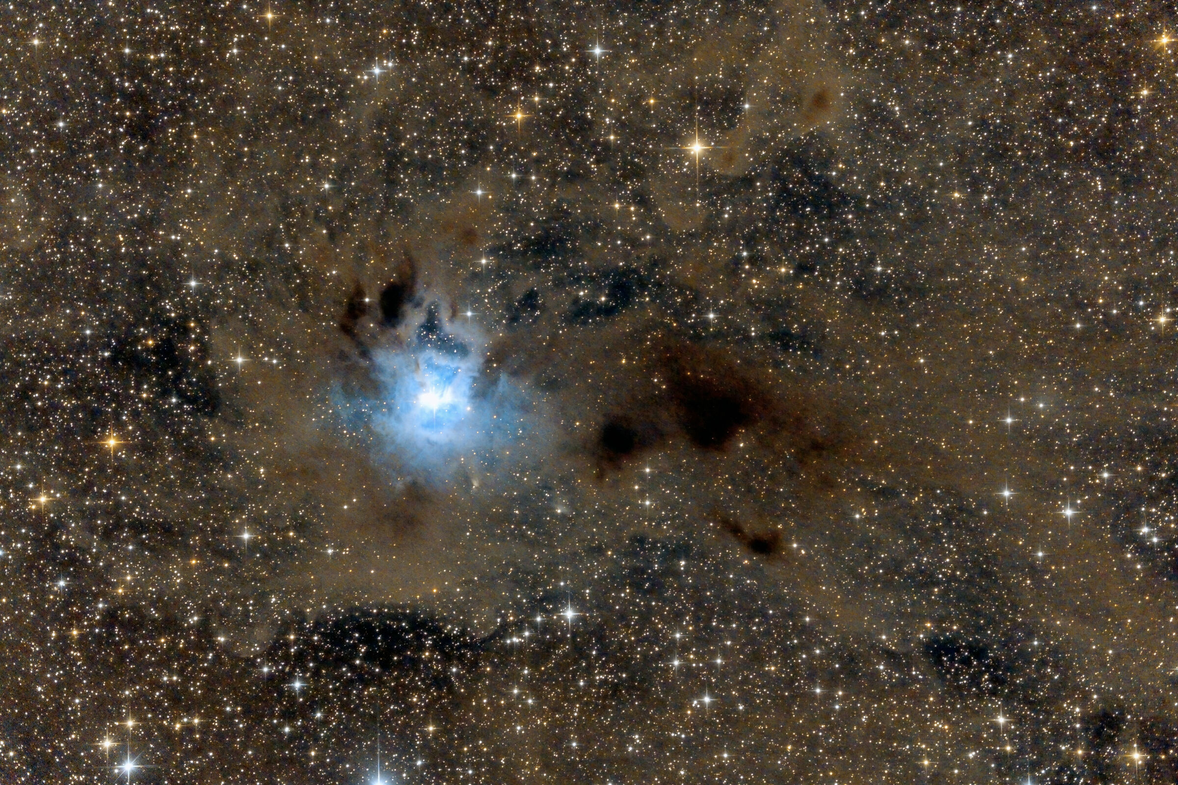A dusty Iris Nebula...