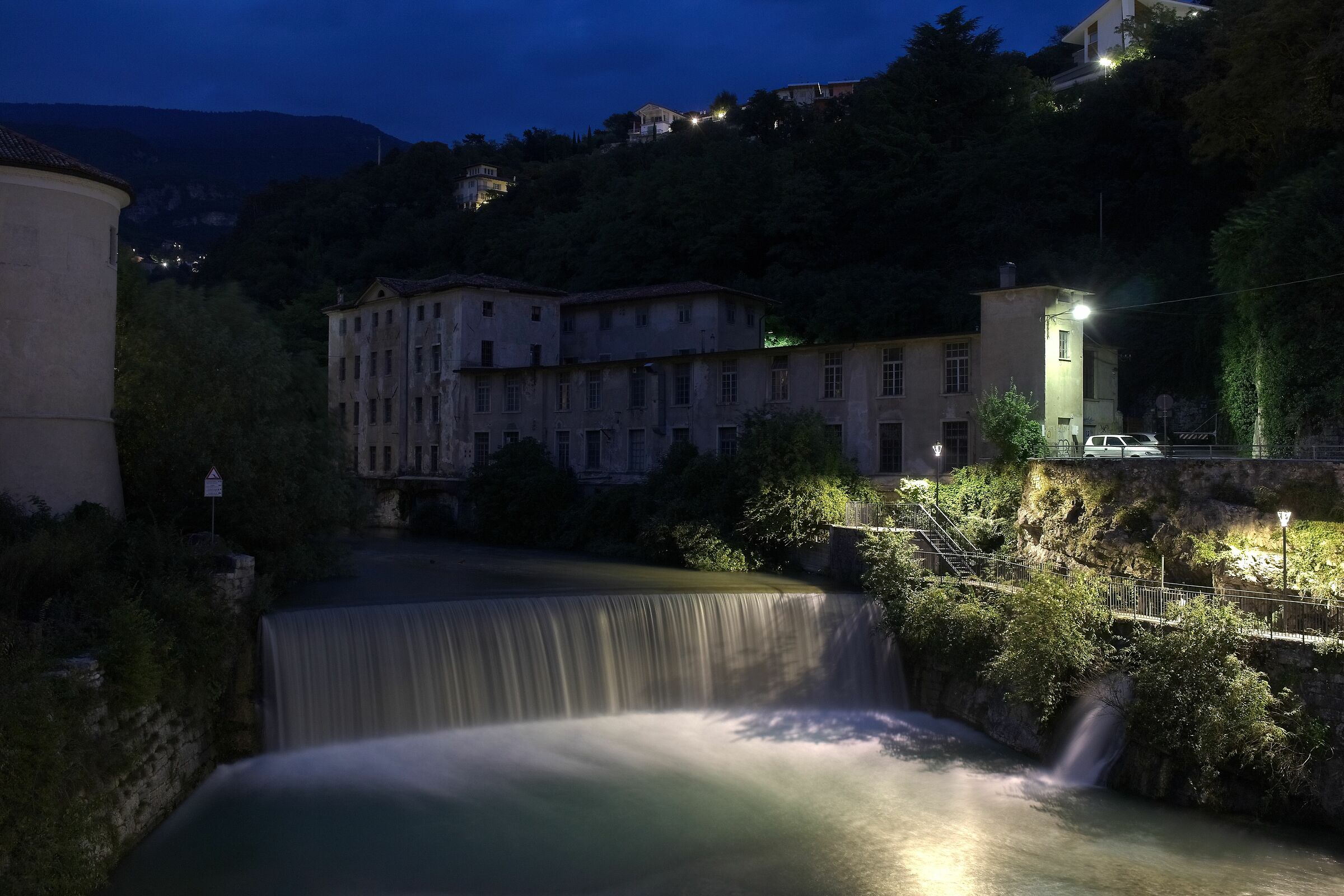 The waterfall of Rovereto ...
