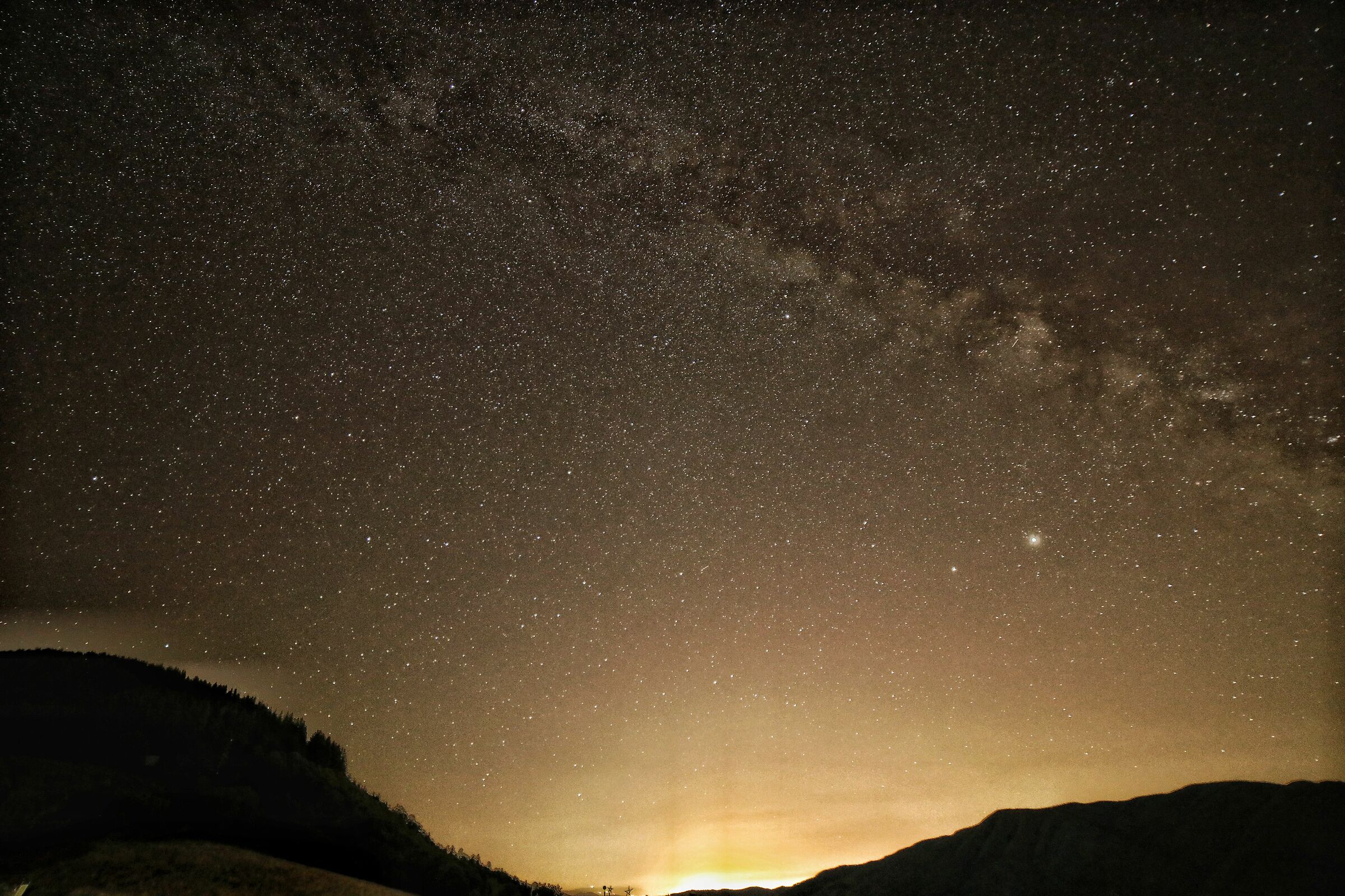 St. Marcello Pistoiese and the Milky Way...