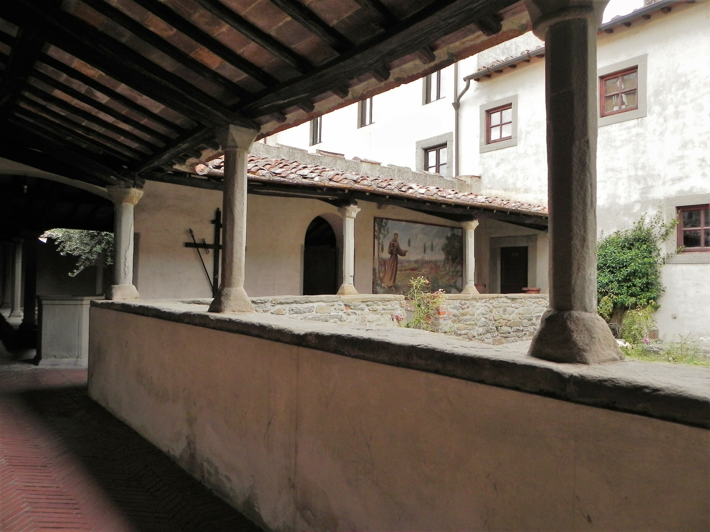 cloister of Saint Franciscan in fiesole....