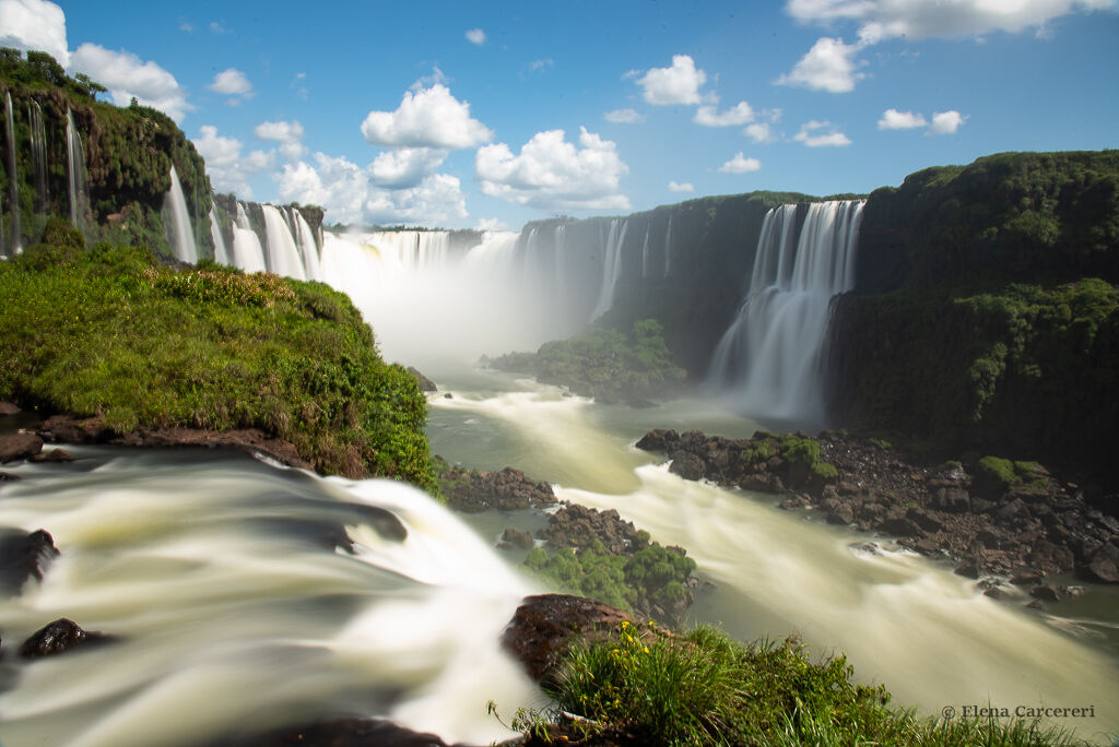 Le cascate di Iguazu...