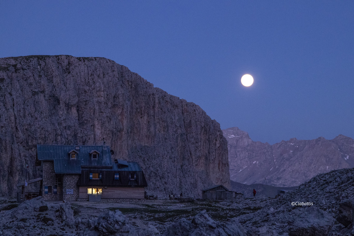 the refuge and the moon...