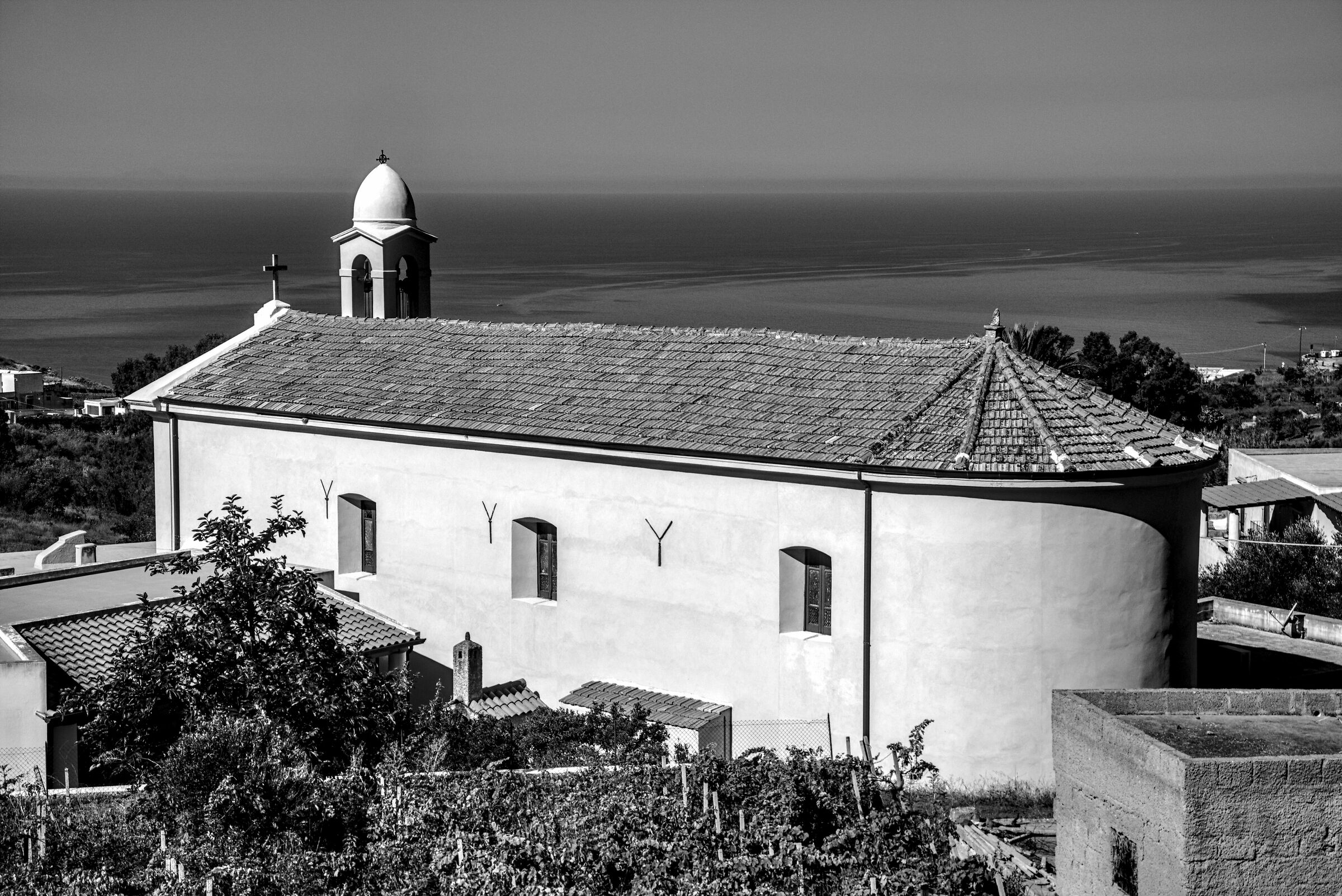 Chiesa Nuova a Quattropani di Lipari-Prospettiva...