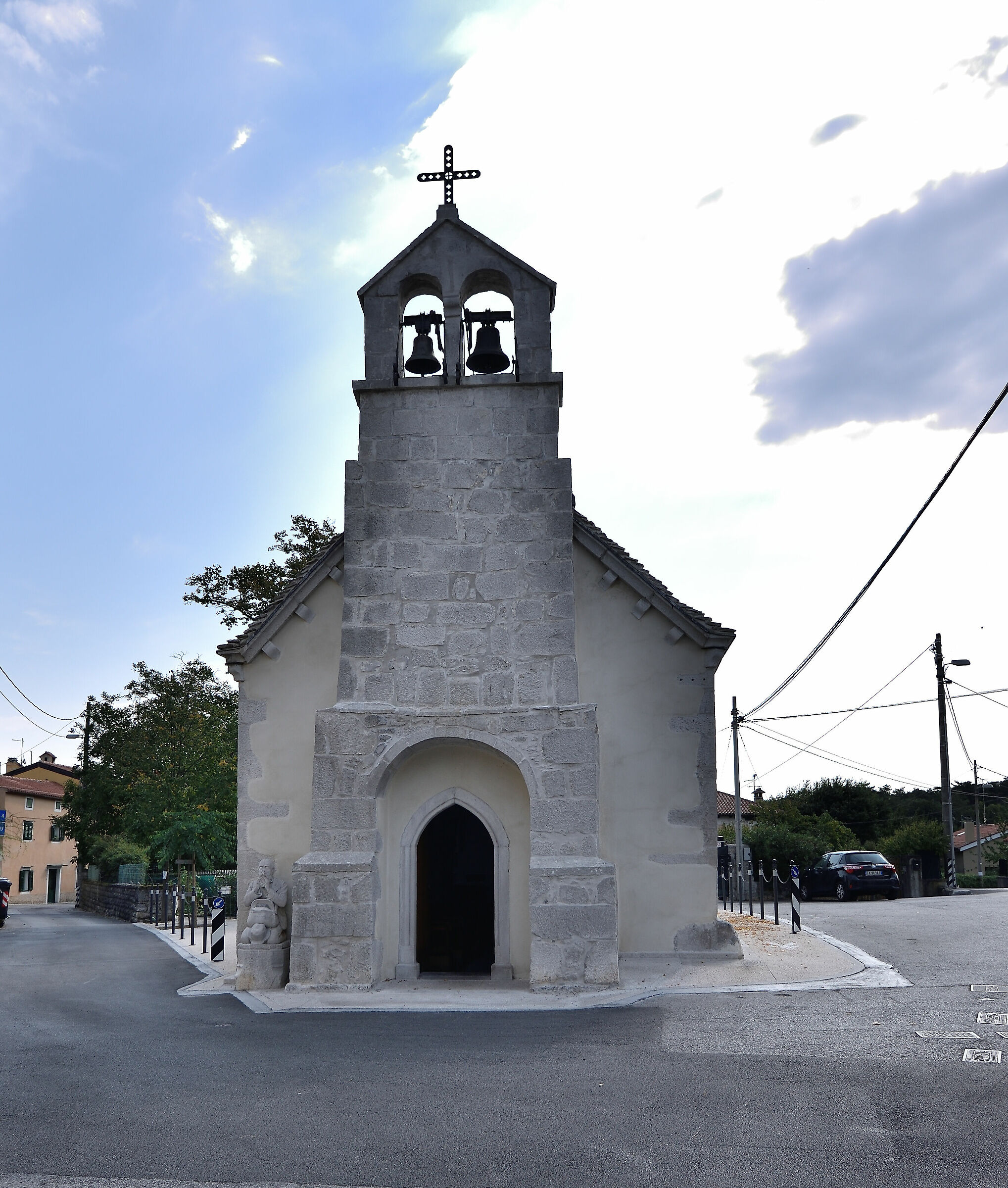 Facade of the Church of St. Cross-Kriz...