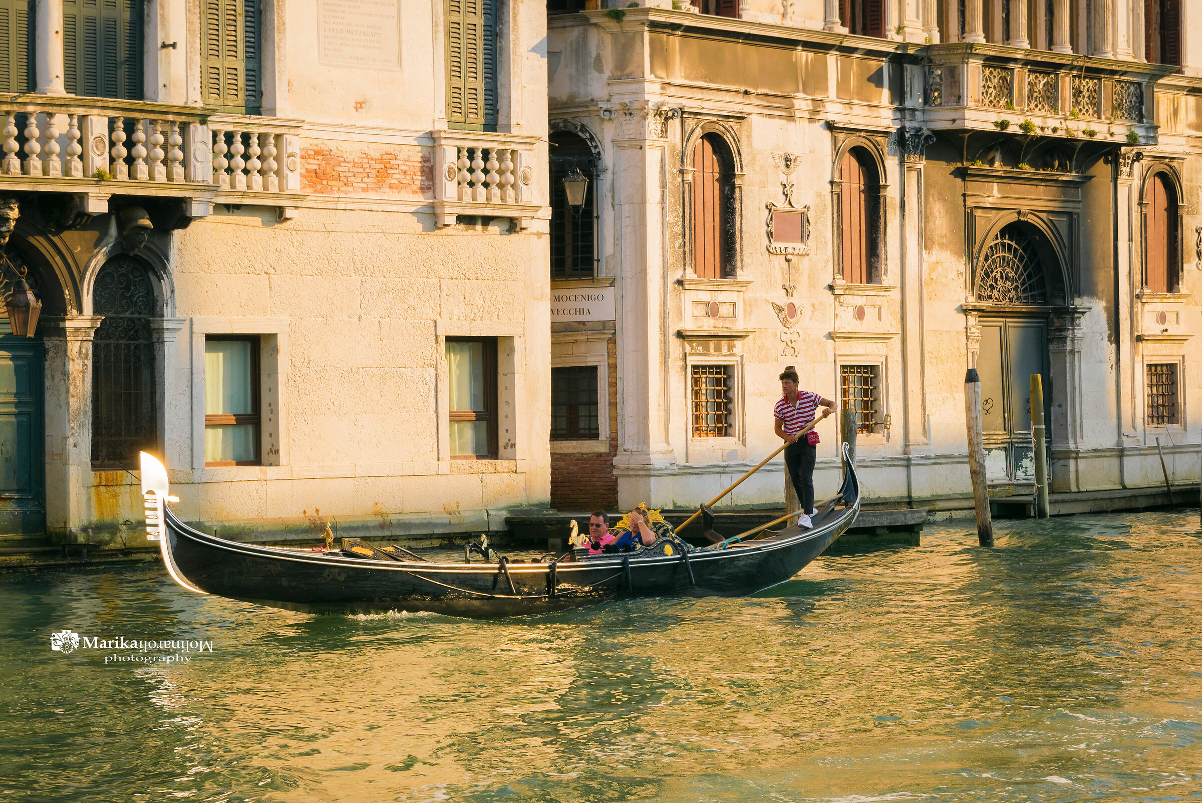 The gondolier...