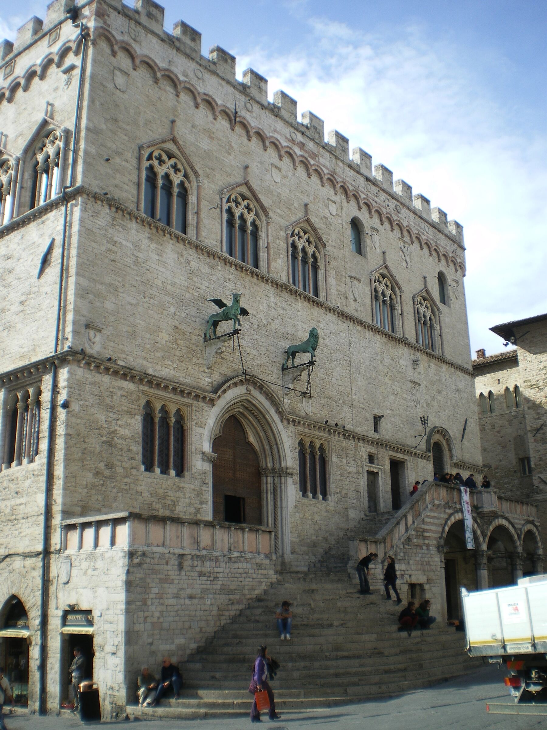 ANCIENT PALACE OF PERUGIA....