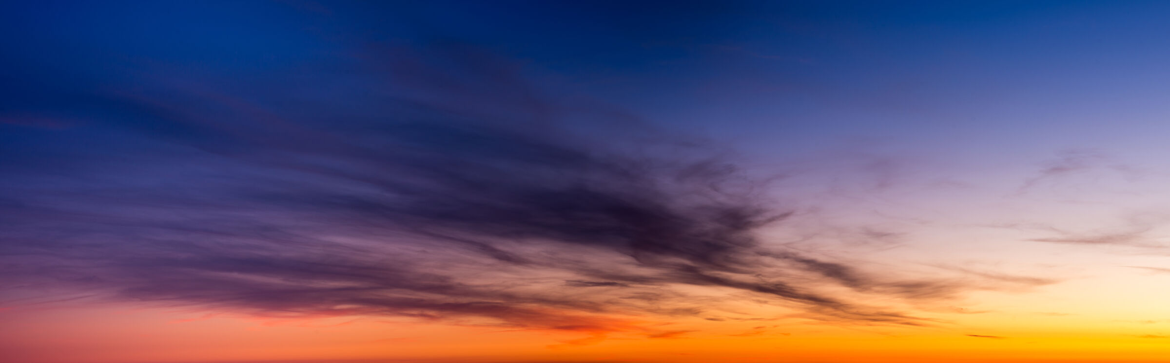 panorama of a sunset...