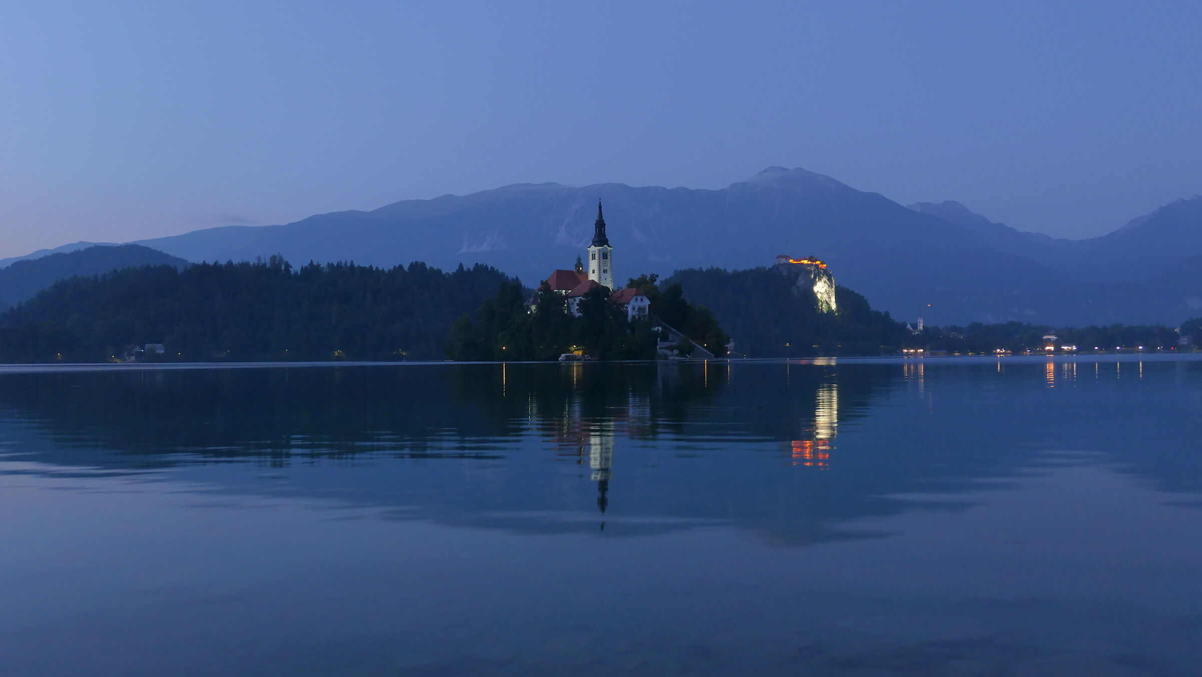 Sunset in Bled...