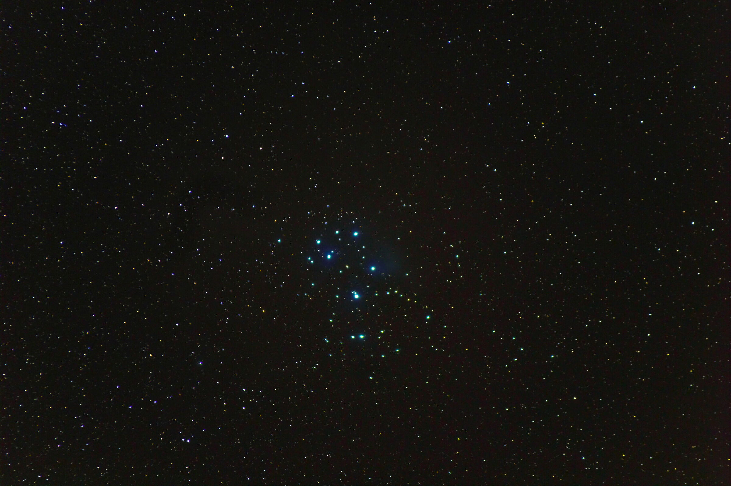 First attempts M45 Pleiades...
