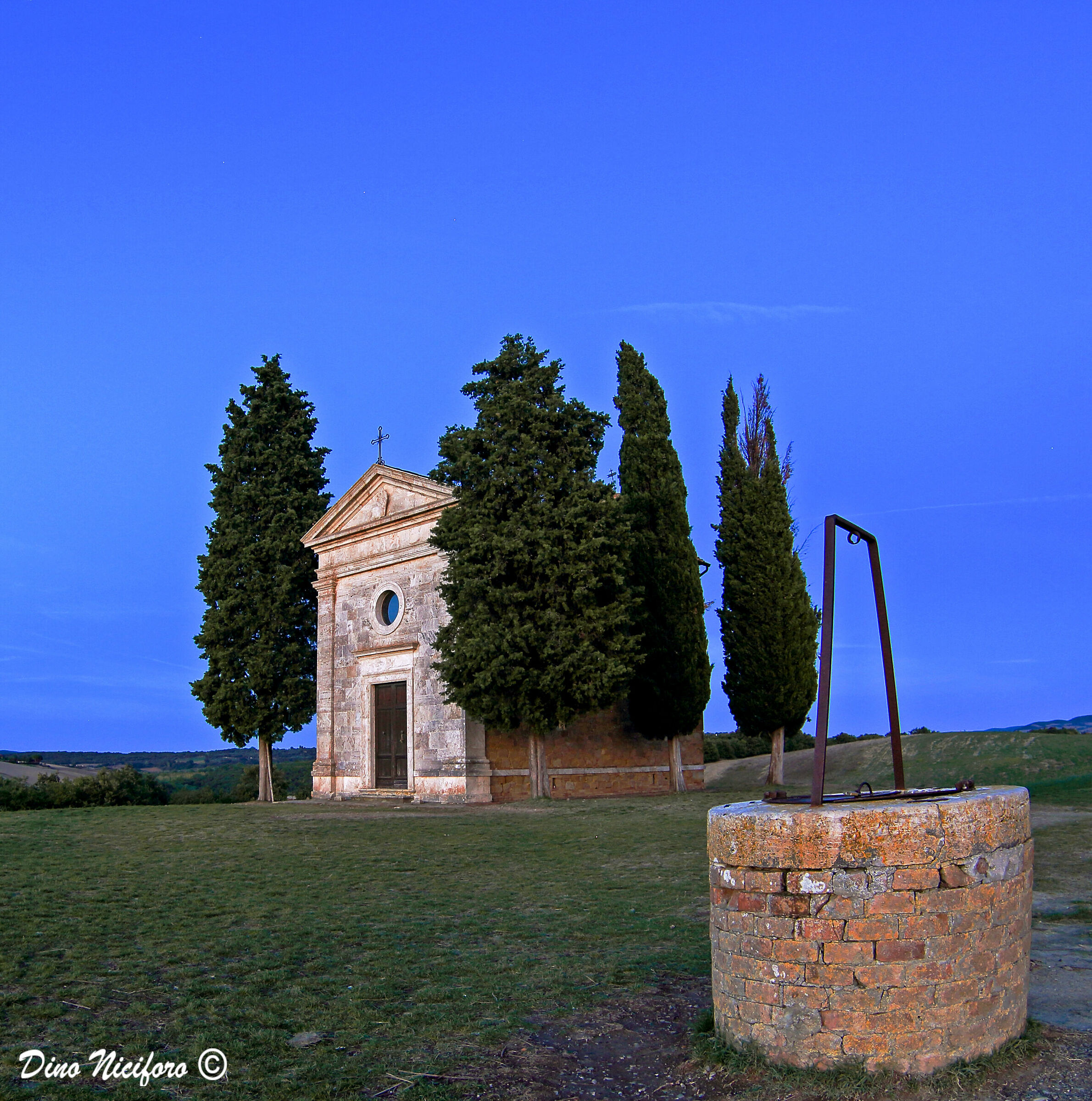 Madonna's Chapel in Val D'Orcia...