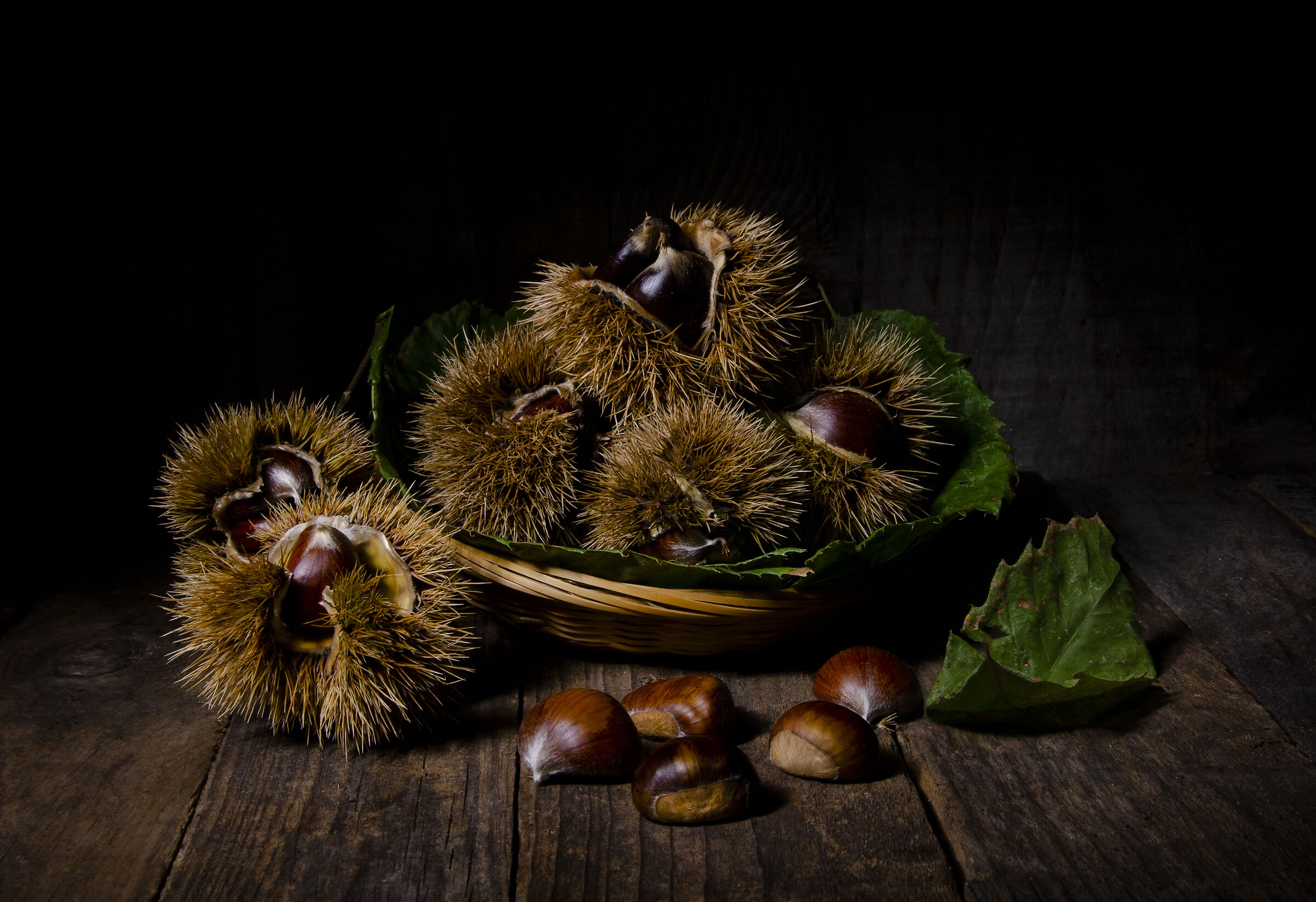 Chestnuts... light painting...