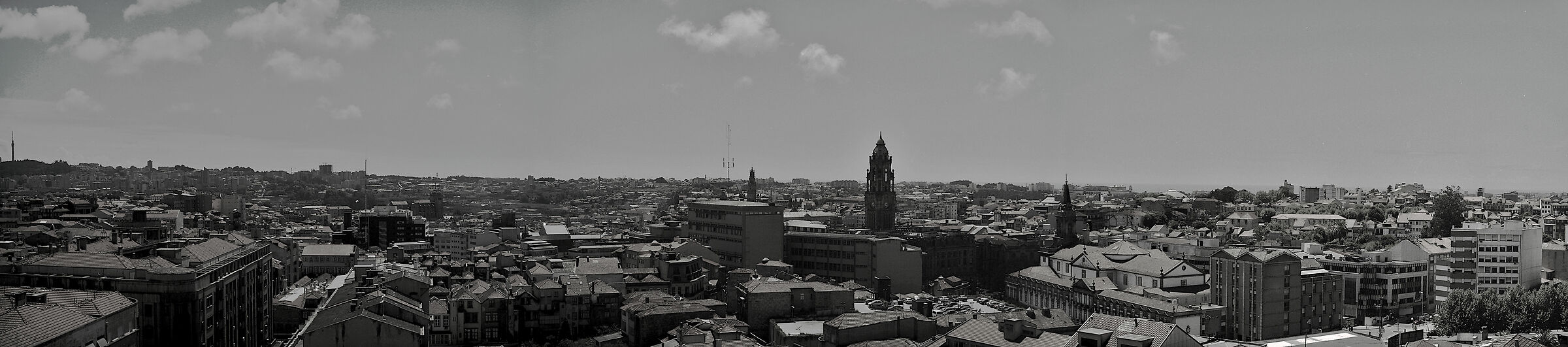 a panorama of Porto...