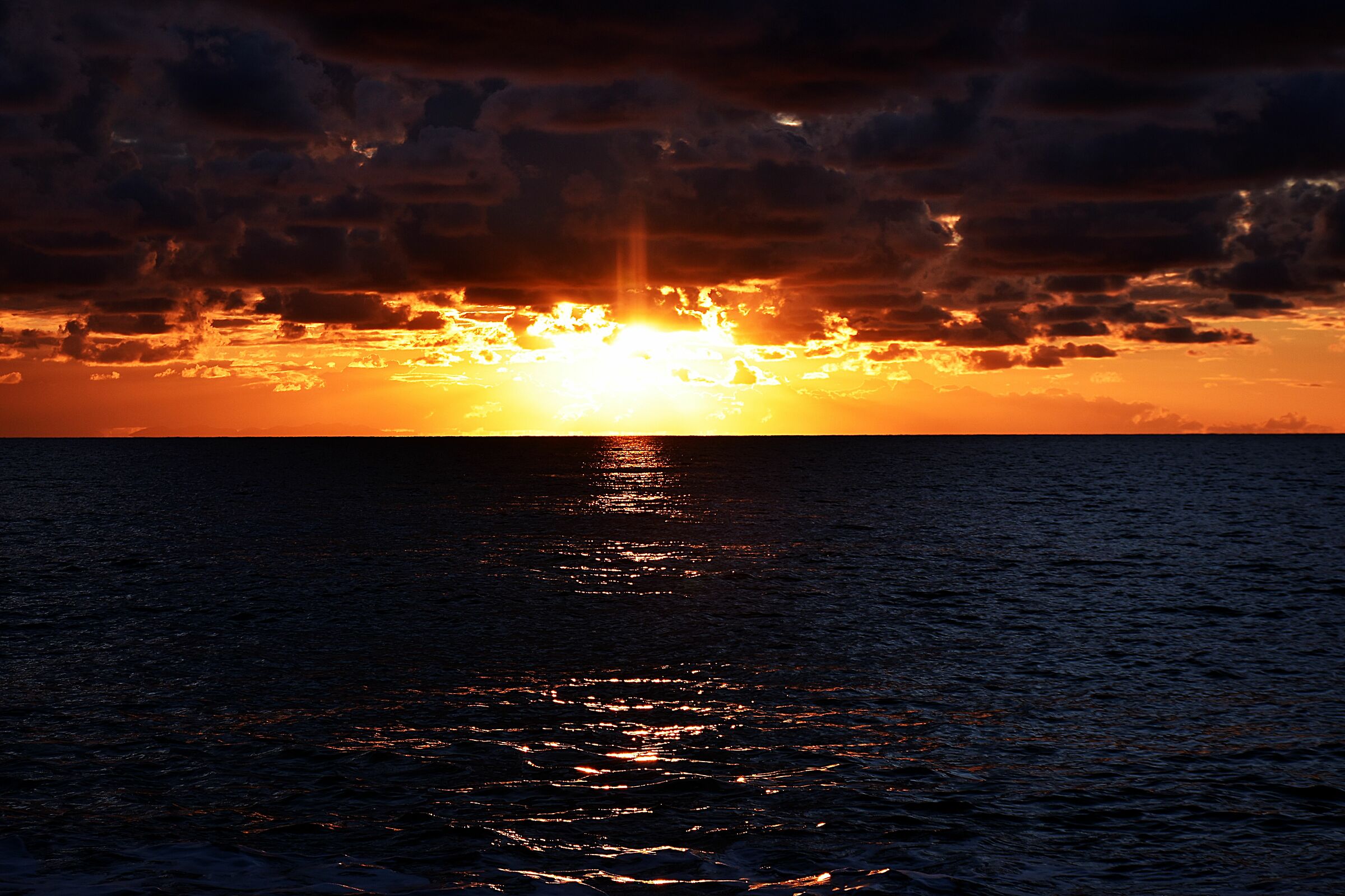 Fuoco sull'acqua...