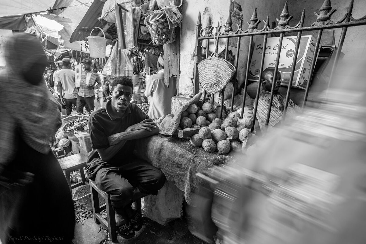 Al mercato di Stone Town a Zanzibar...