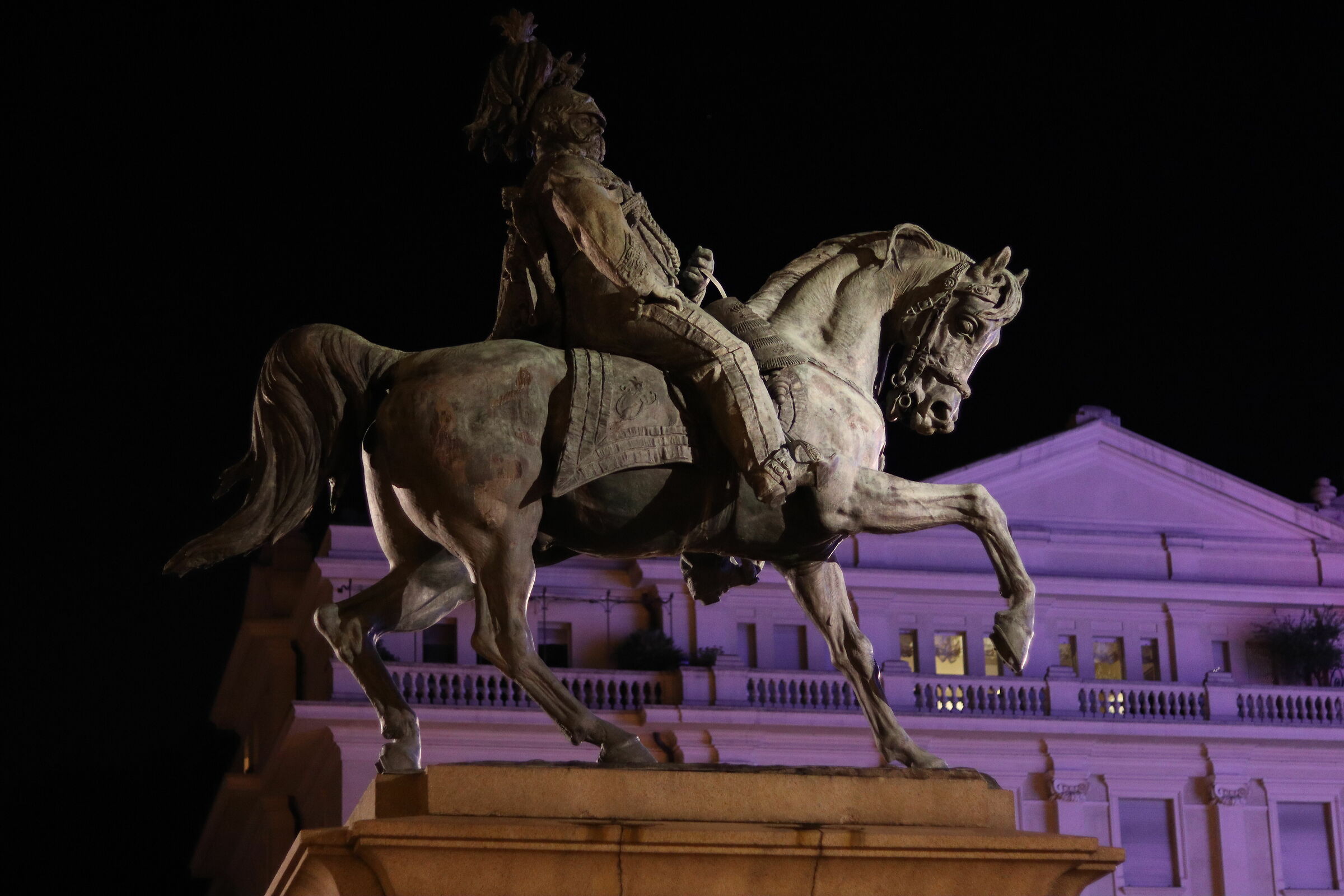 Statue of Victor Emmanuel II...
