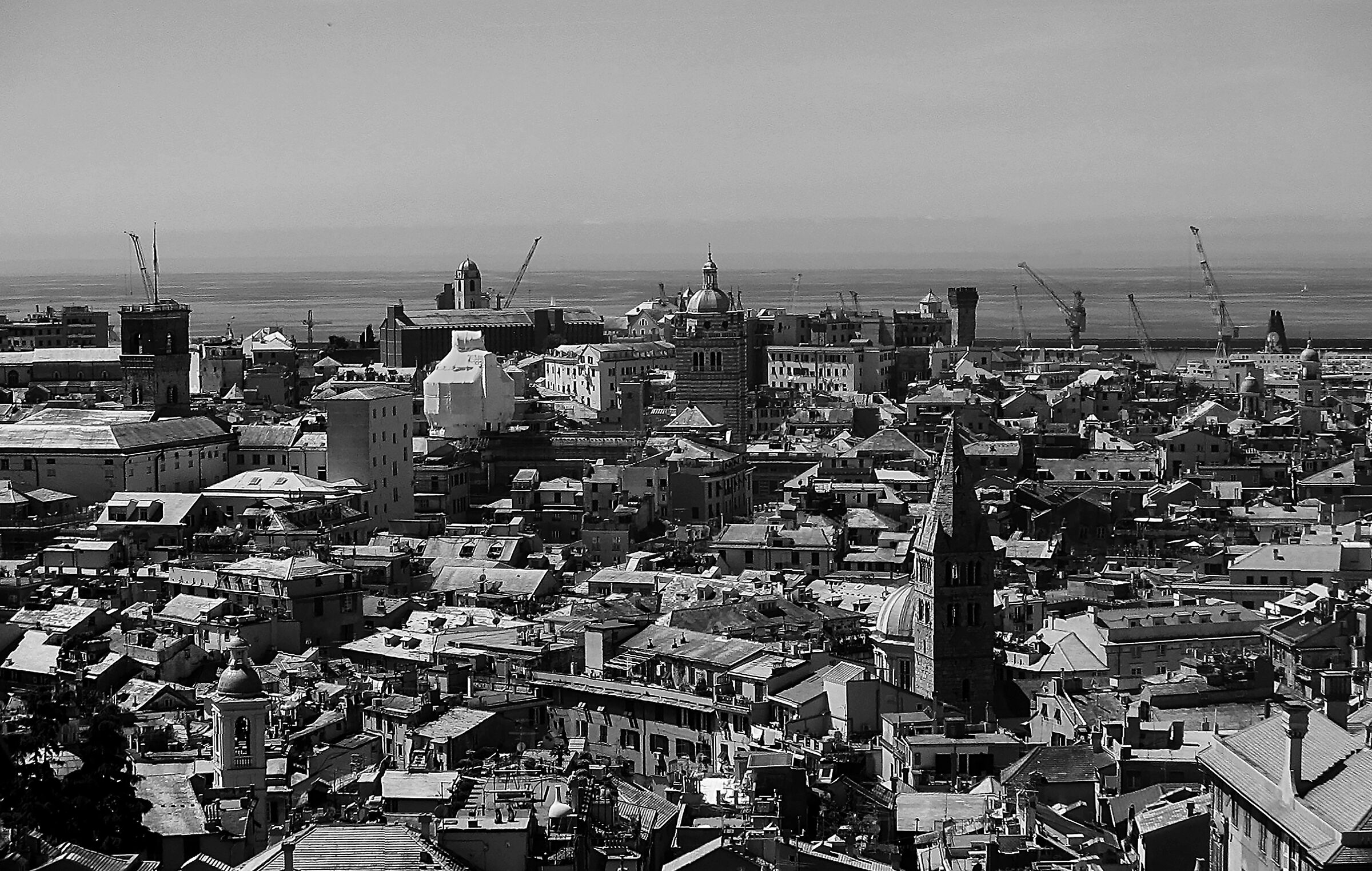 Genova - Panorama centro storico...