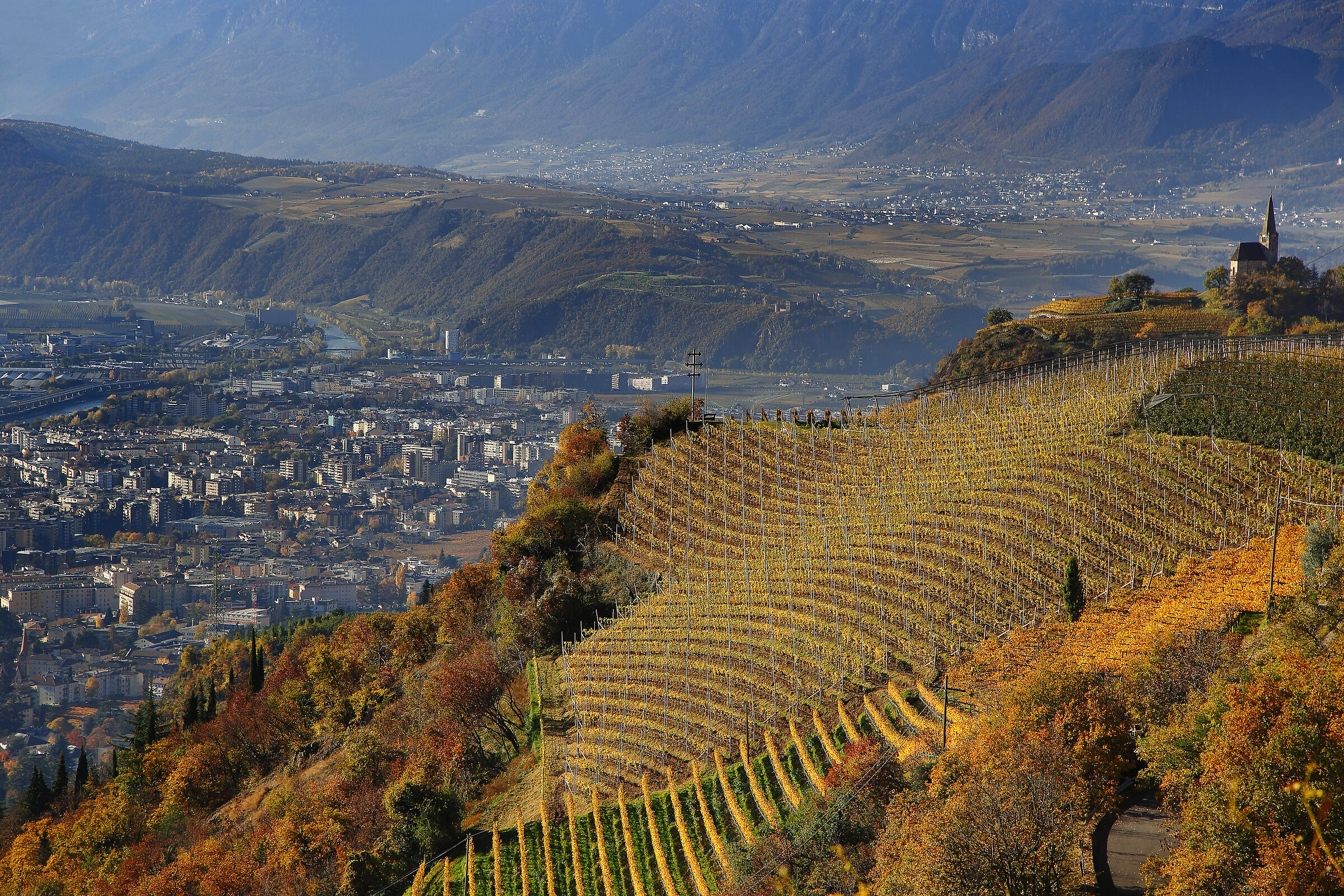 View of my city Bolzano ...