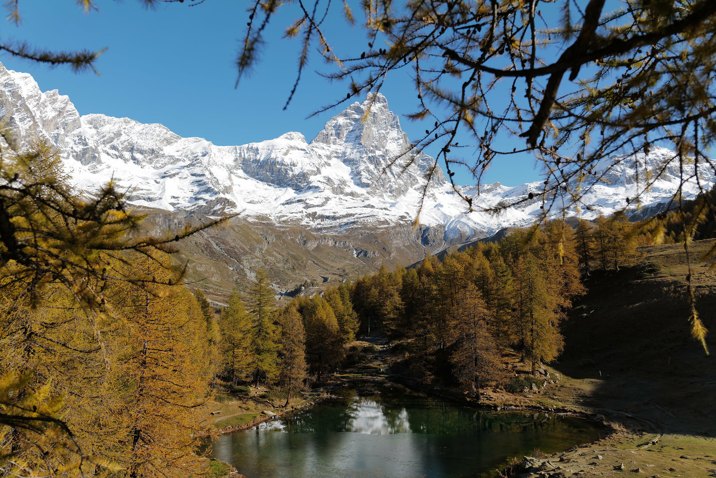 The Matterhorn from Lac Bleu...
