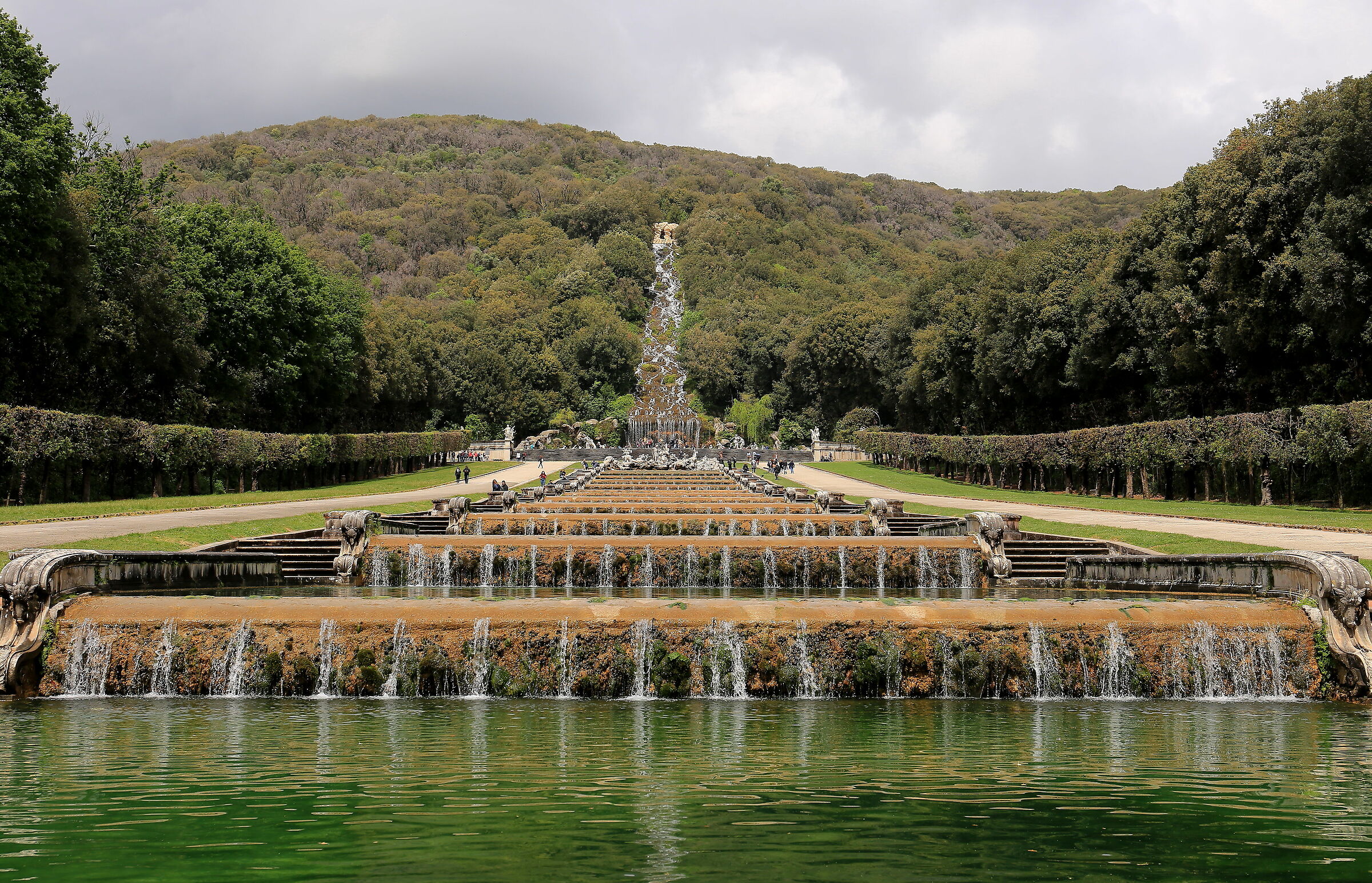 The gardens of the Royal Palace of Caserta 2...