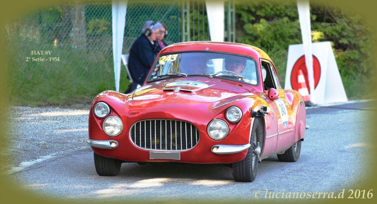 Fiat 8V Berlinetta 2nd Series (1954) at time control...