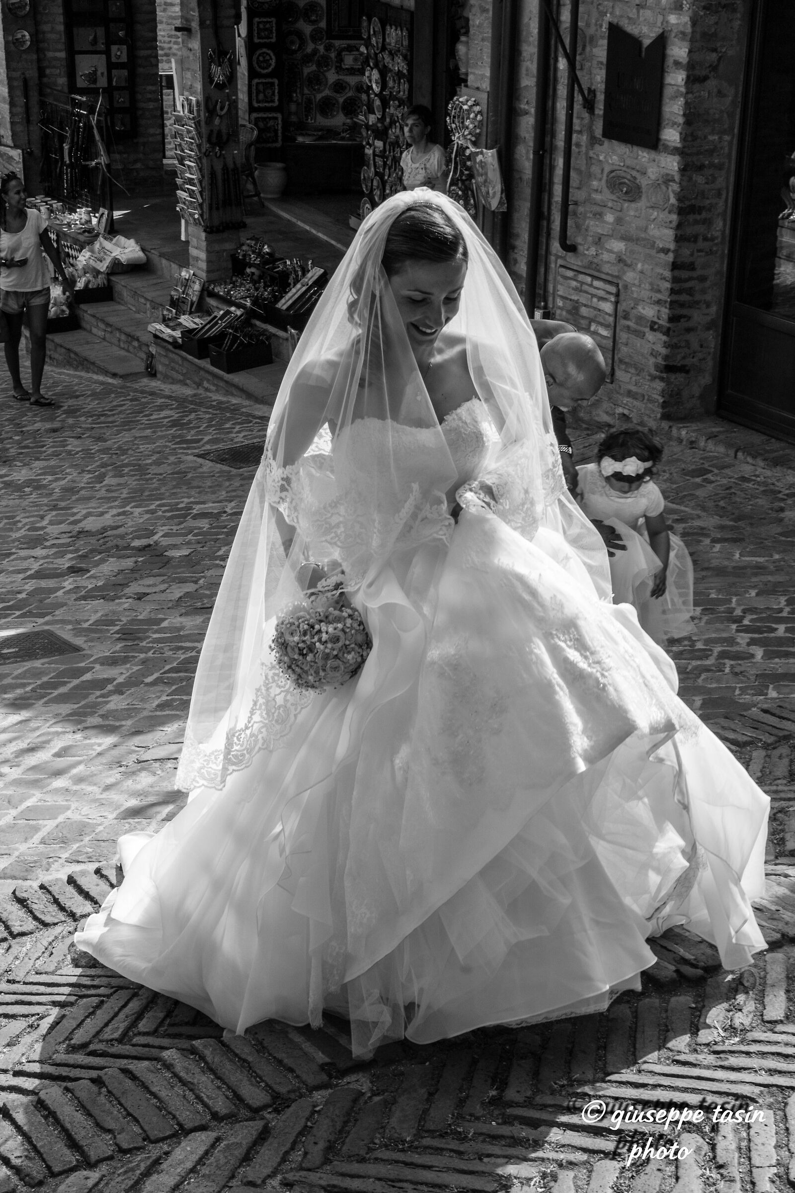 the bride...