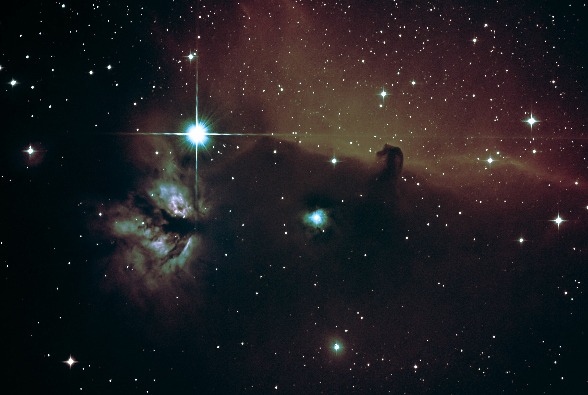 Flame & Horsehead Nebula...