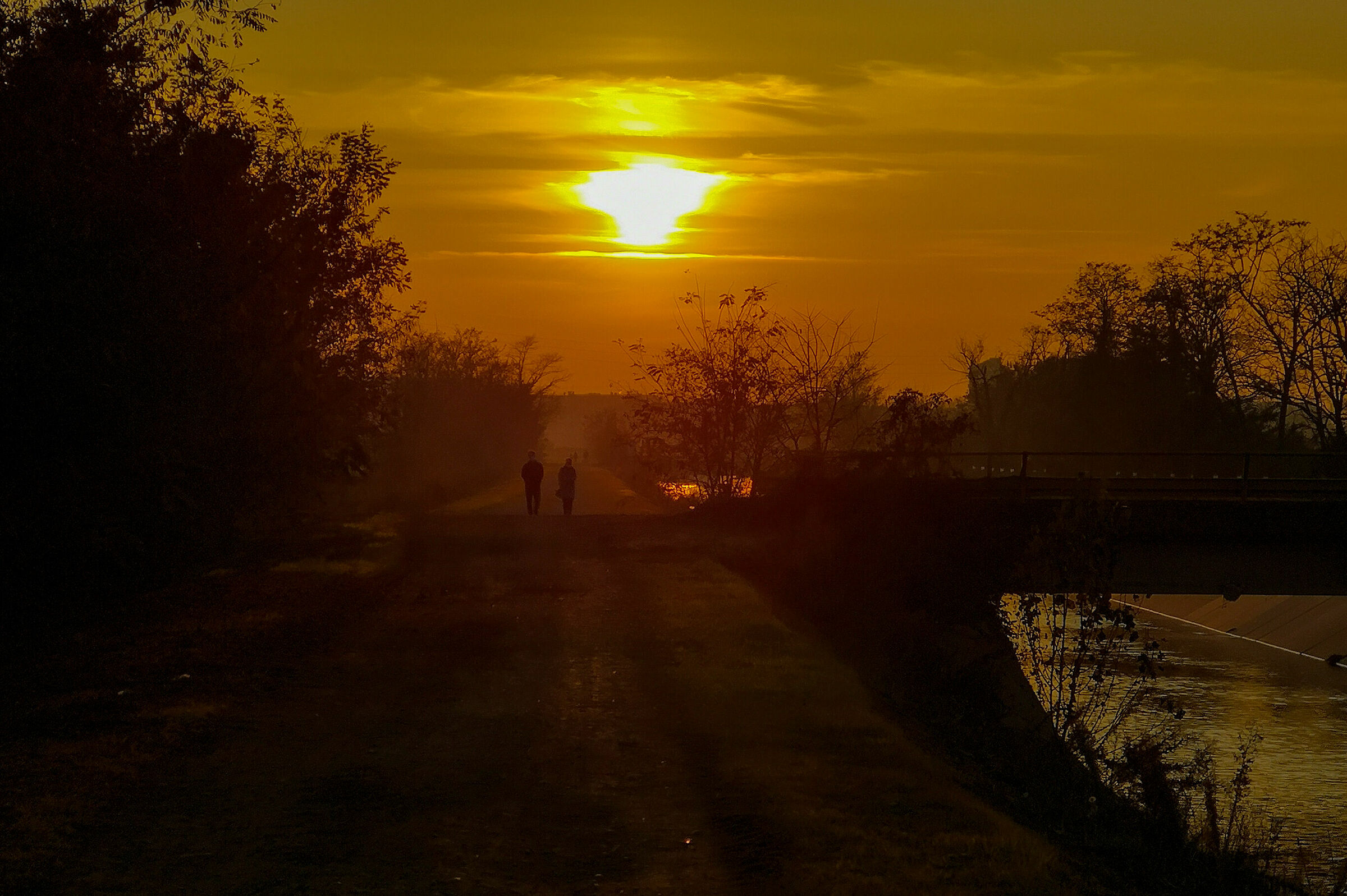 Sunset walk...