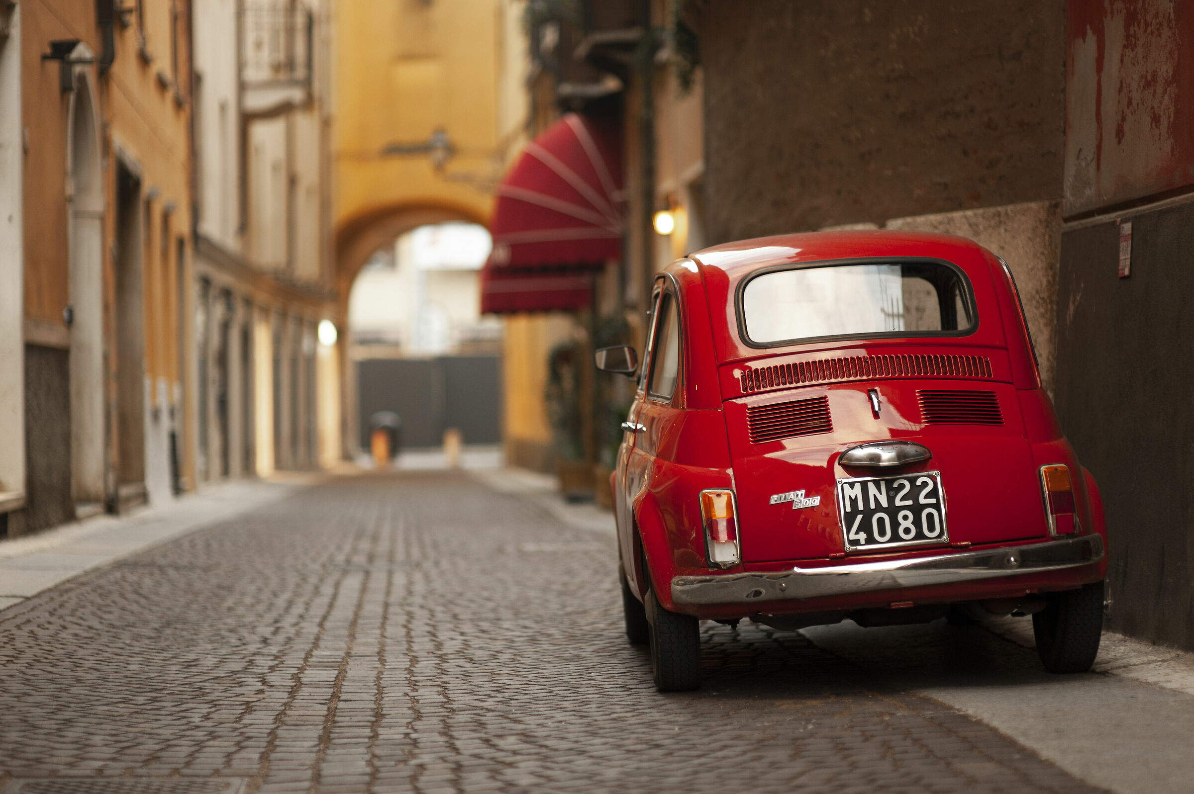 The old Fiat 500...
