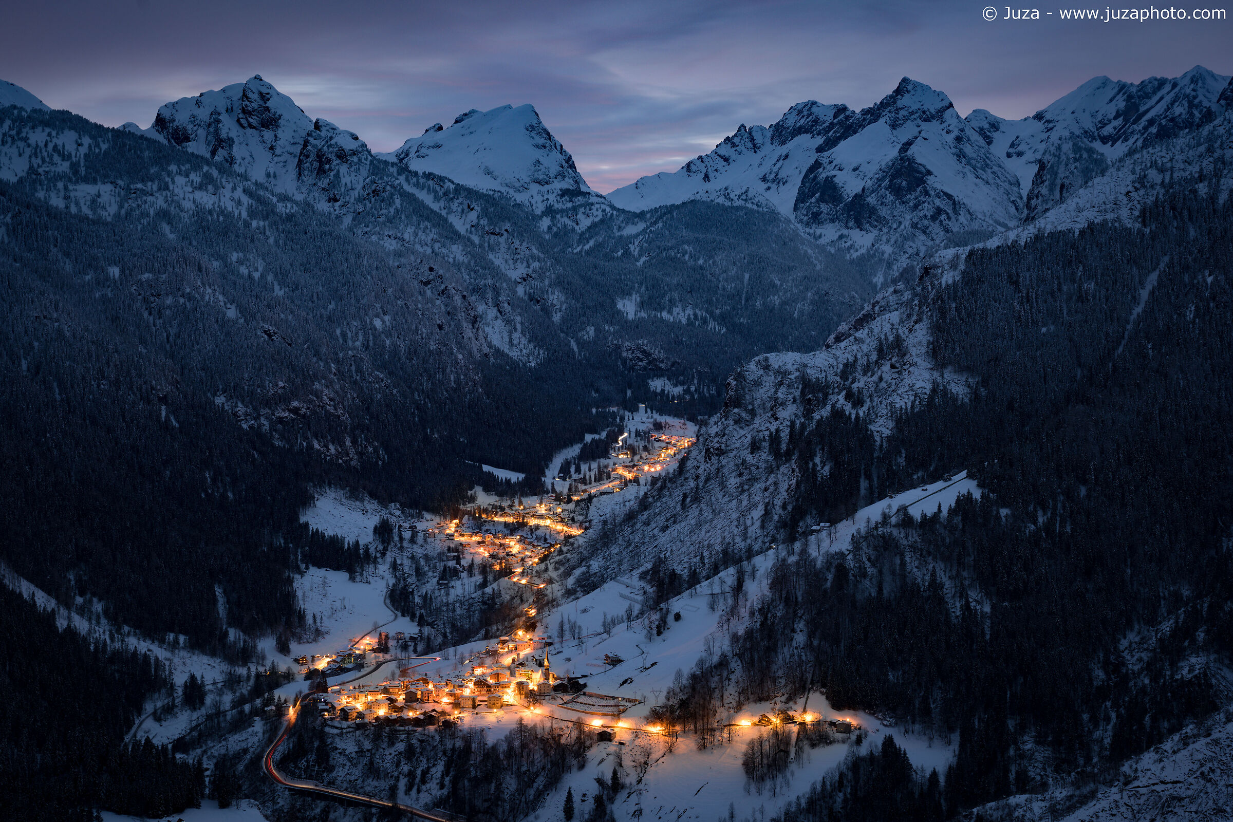 Blue hour from Colle Santa Lucia...