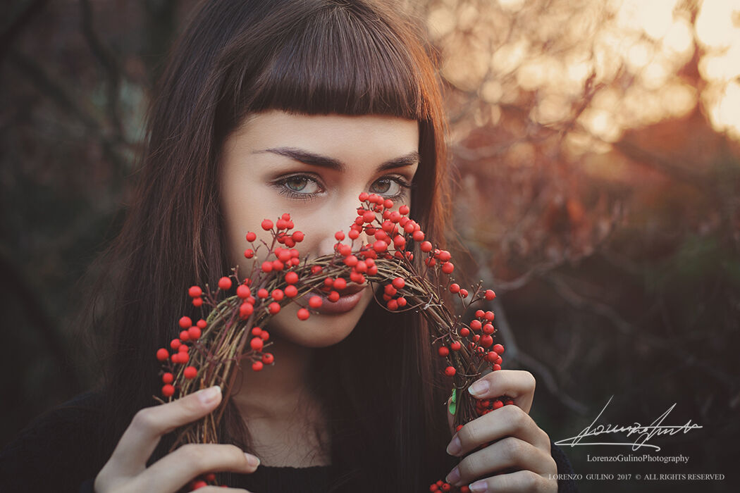 Wreath of red berries...