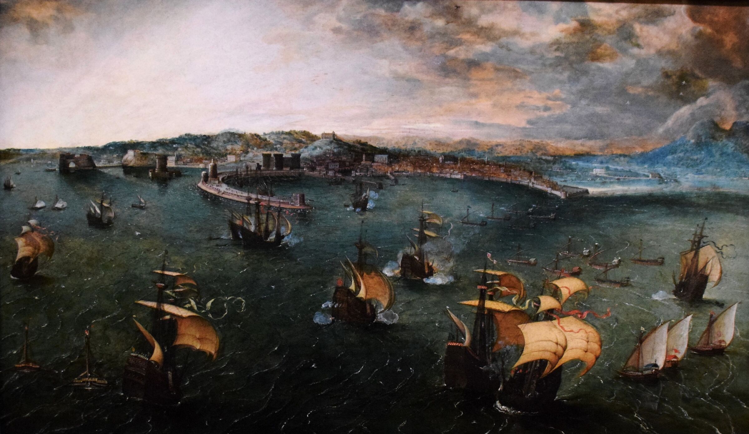 Pieter Bruegel The Old Battle in the Gulf of Naples...