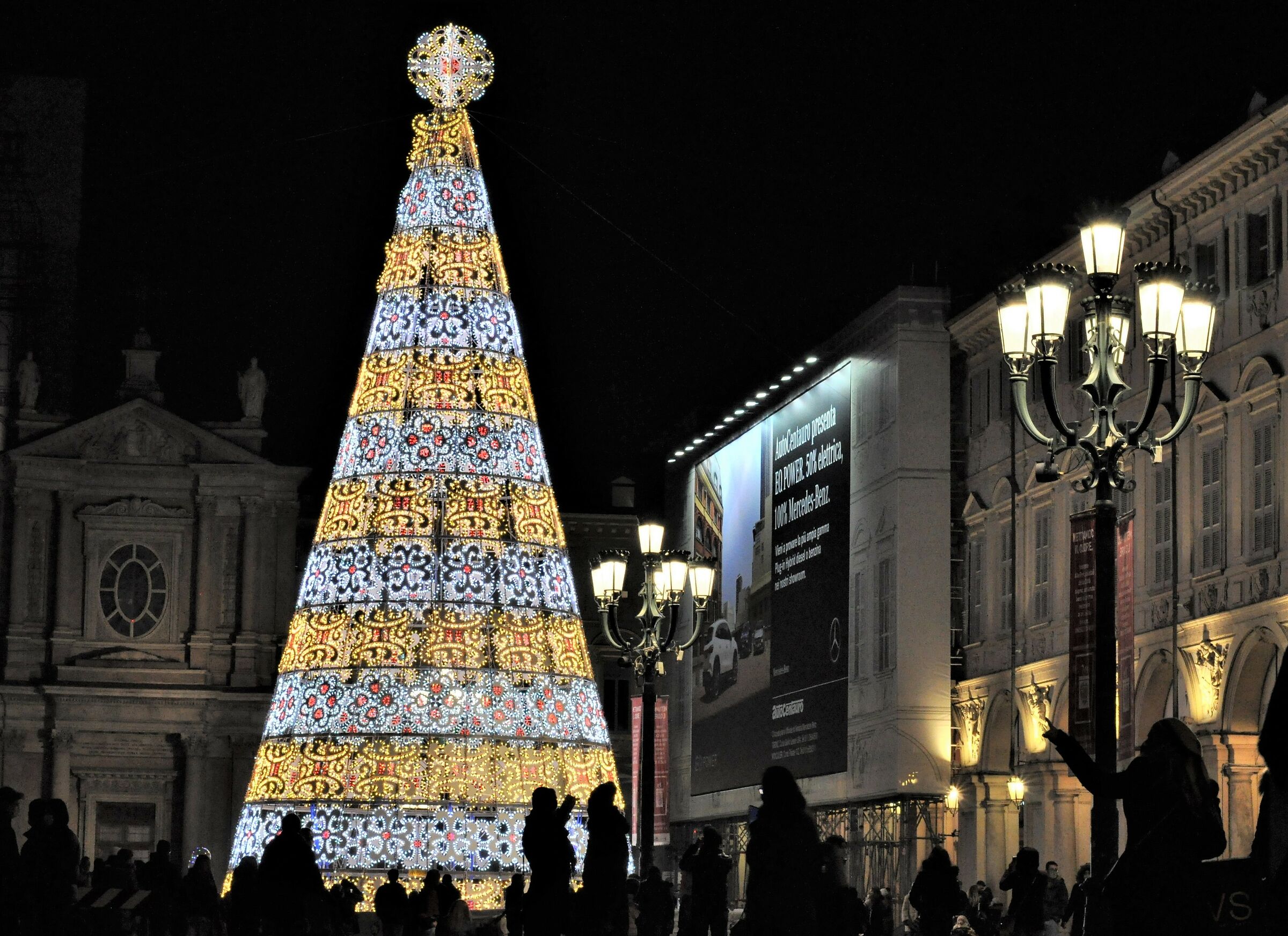 Piazza Castello Albero di Natale Torino...