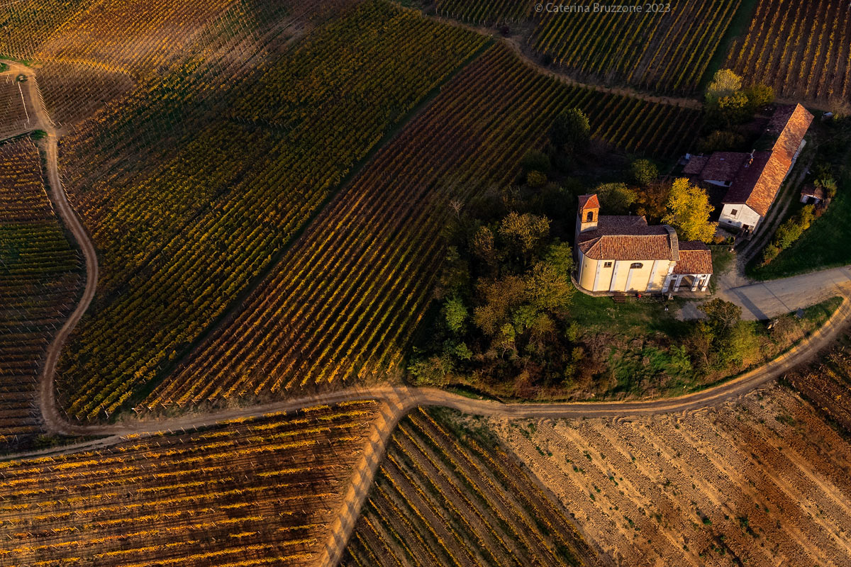 House, church and vineyard...