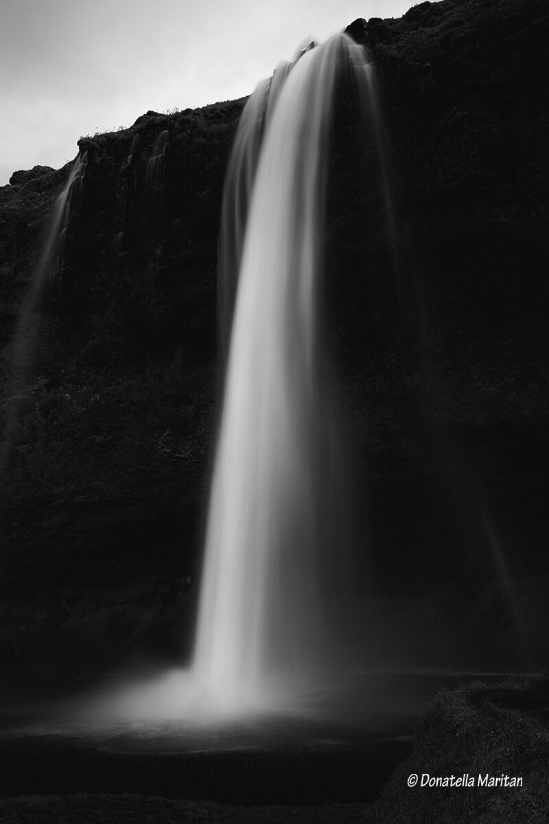 Seljalandsfoss waterfall...