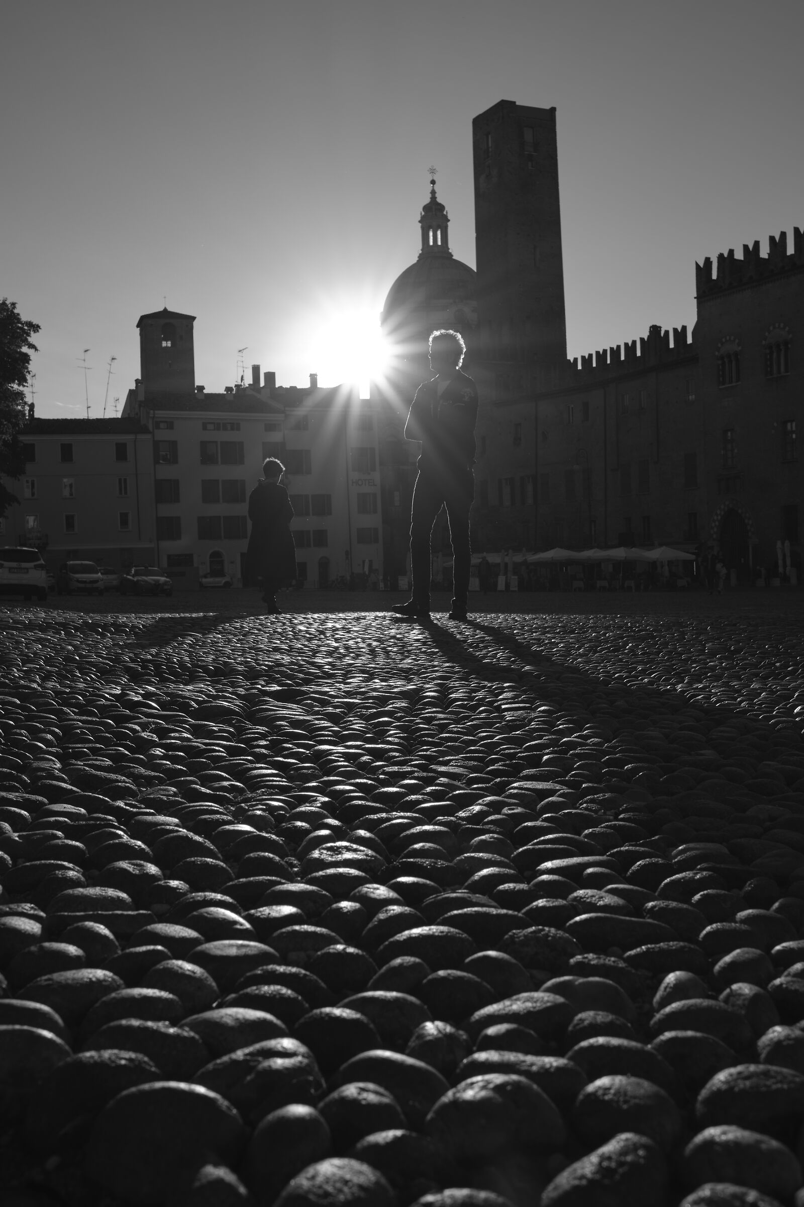 silhouette in Mantova...