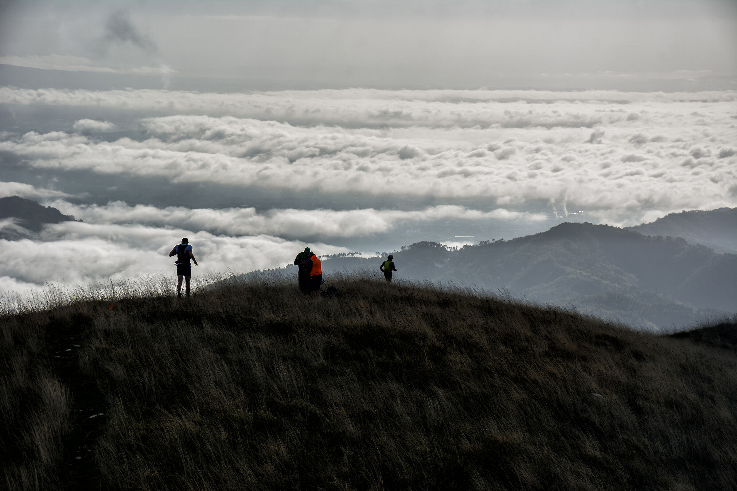 Running above the clouds...
