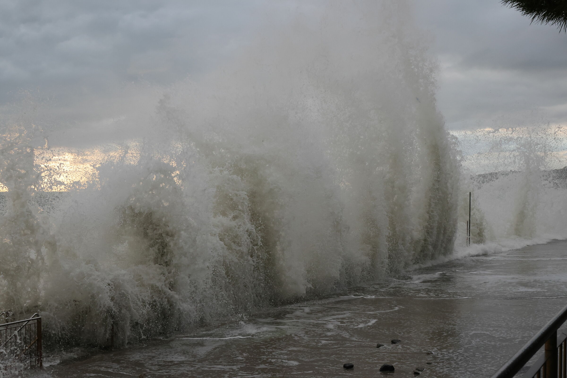 STORM SURGE IN BARCOLA TRIESTE 31 OCTOBER 23...