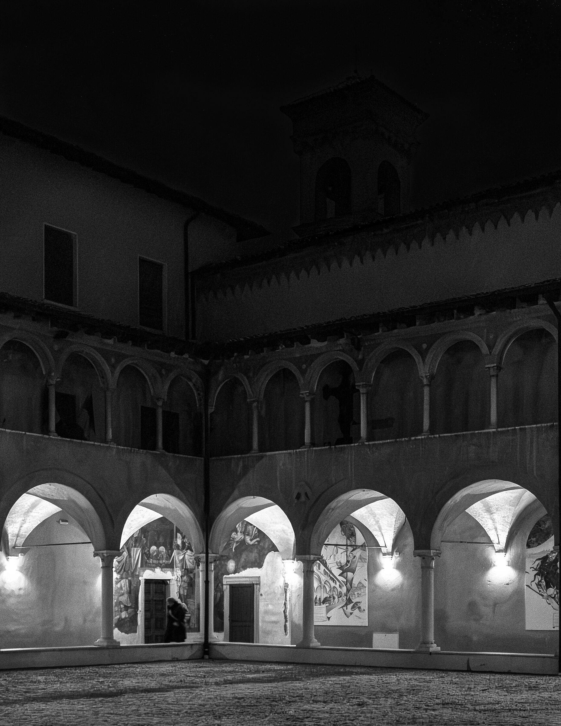 A night in the cloister...