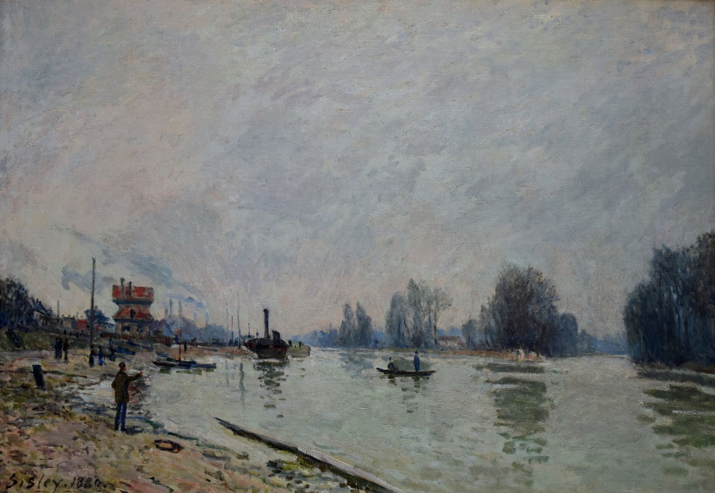 Alfred Sisley "The Seine at Suresnes" 1880...