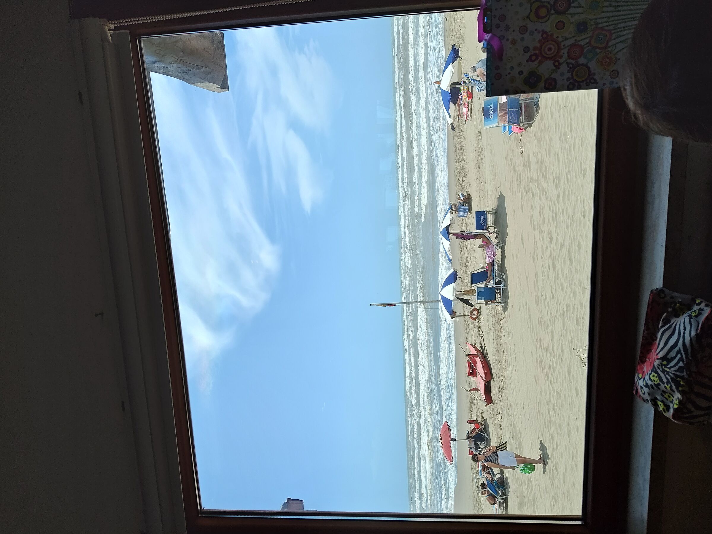 A window on the beach...