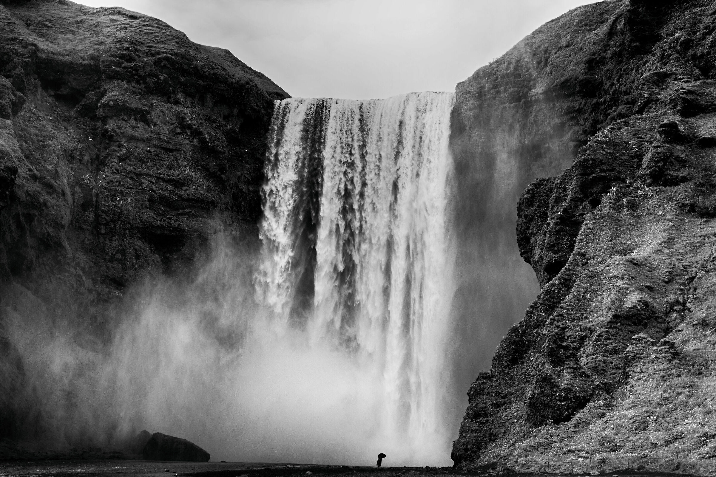 Skógafoss waterfall...
