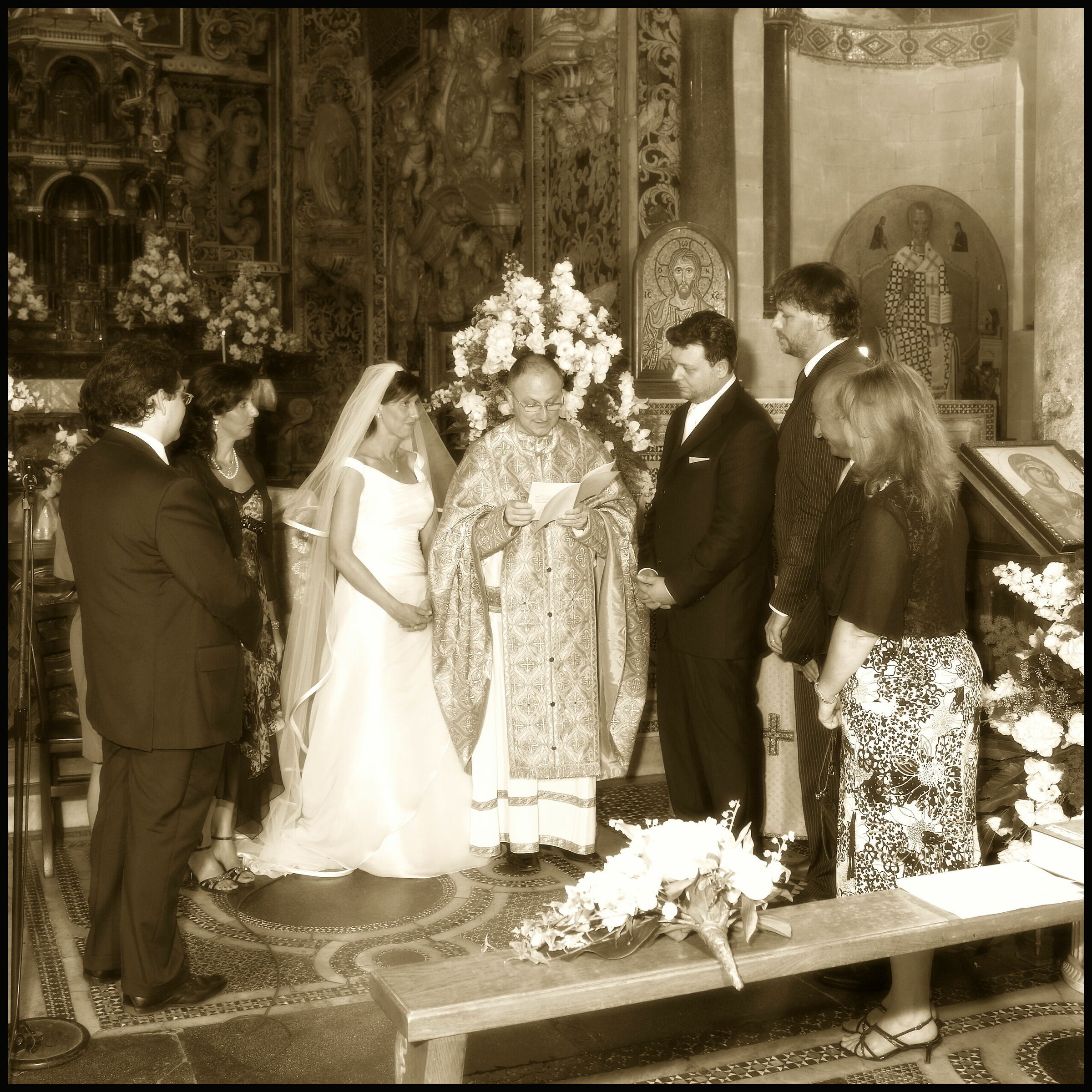 la celebrazione - chiesa della Martorana -Palermo...