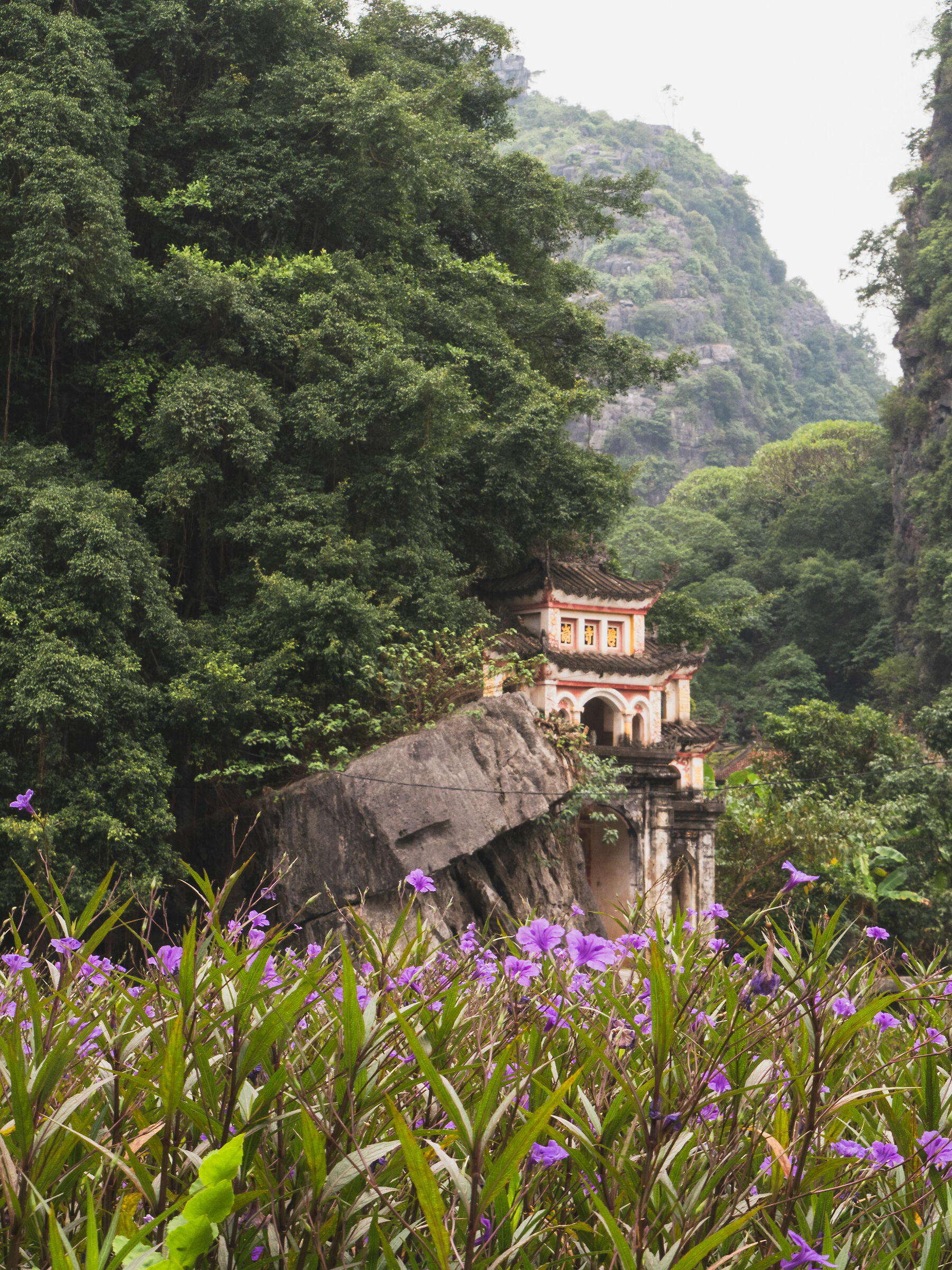 Bich Bing Pagoda, in an enchanted setting ...